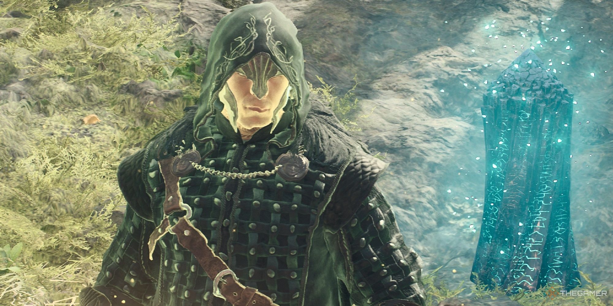 El Resucitado se encuentra junto a un Portcrystal en Dragon's Dogma 2.