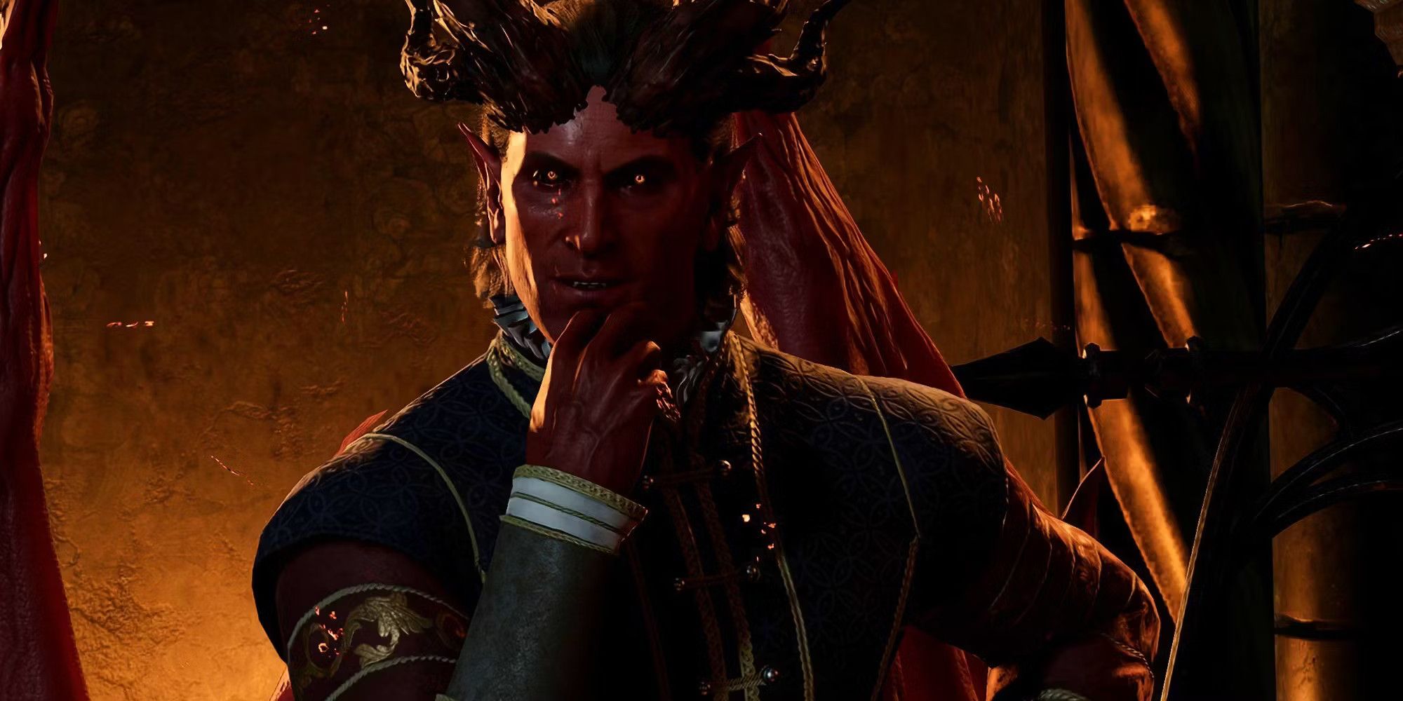 Rafael con cuernos de Baldur's Gate 3