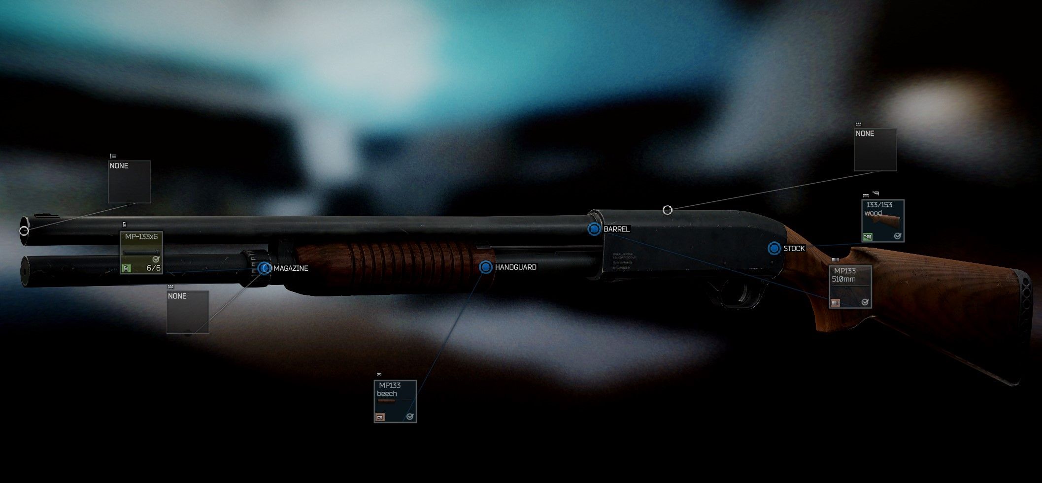 Preajuste base MP-133 en Escape From Tarkov