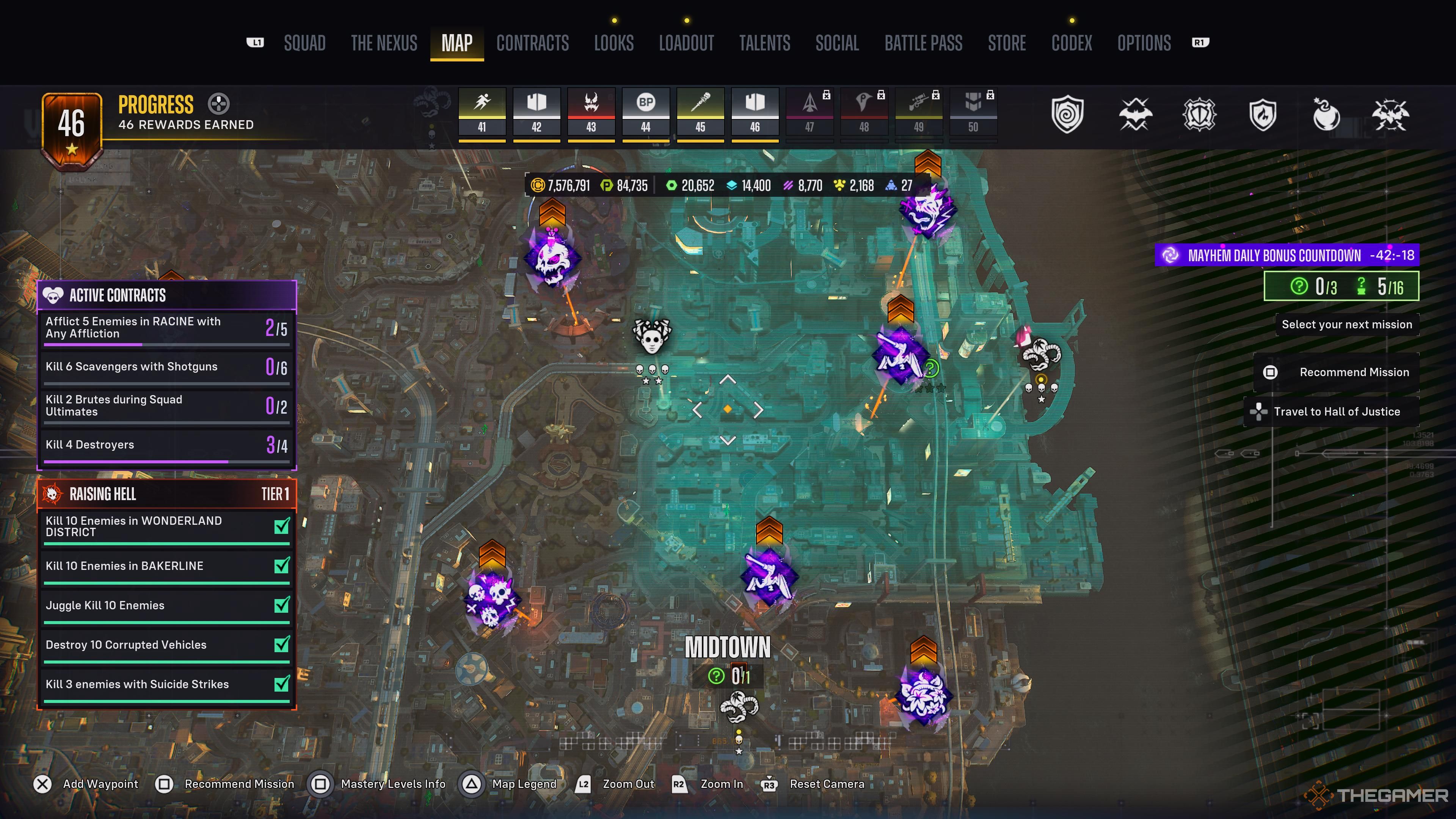 Mapa de la temporada 1 en Suicide Squad: Kill the Justice League