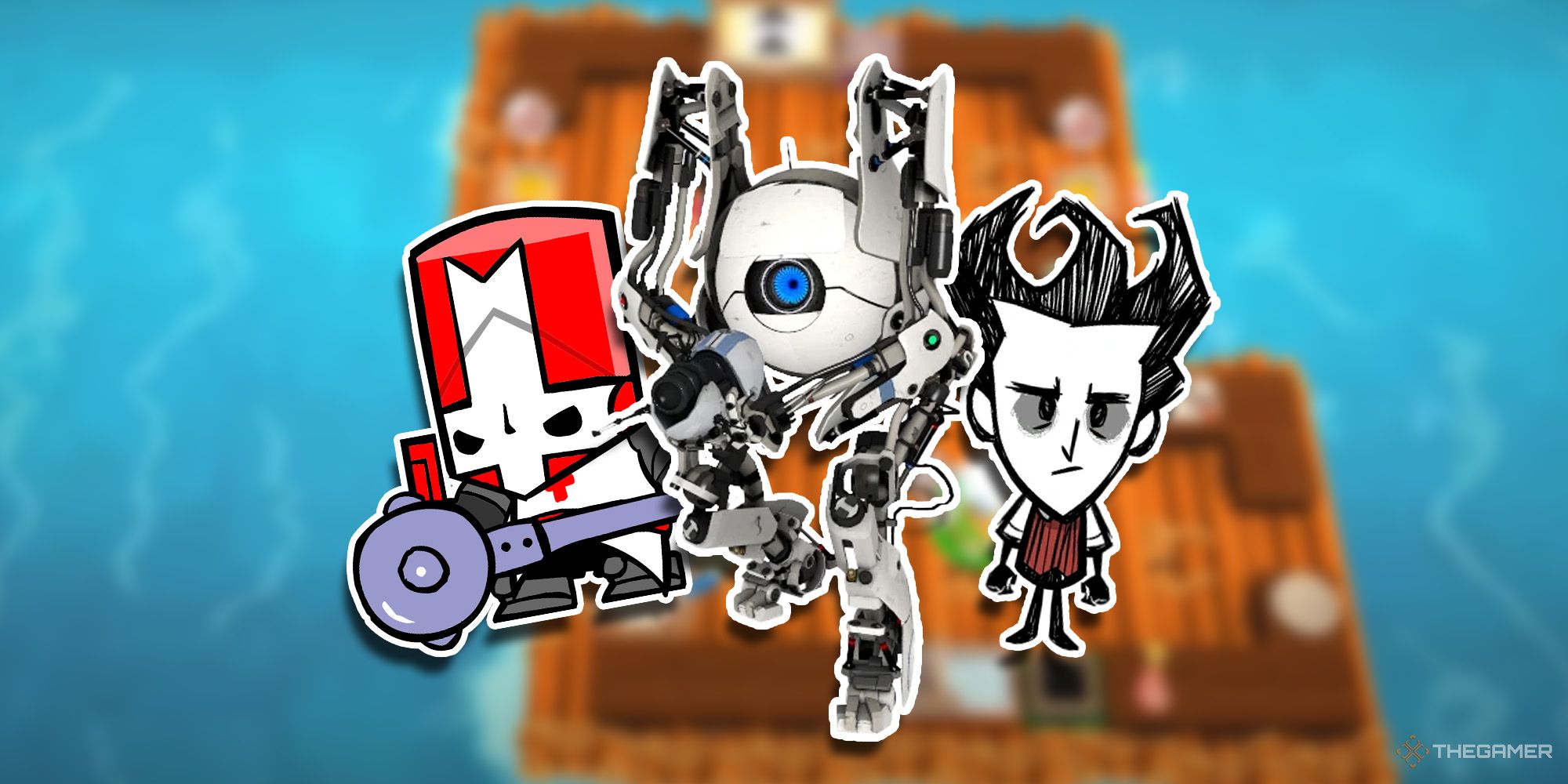 El caballero de Castle Crashers, Atlas de Portal 2 y Wilson de Don't Starve Together