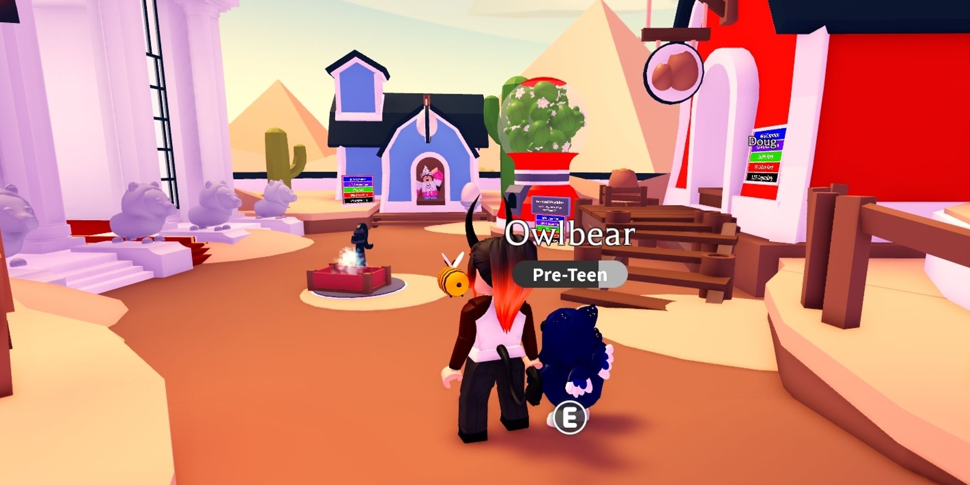 roblox adoptame jugador mirando la sala de huevos de la guardería