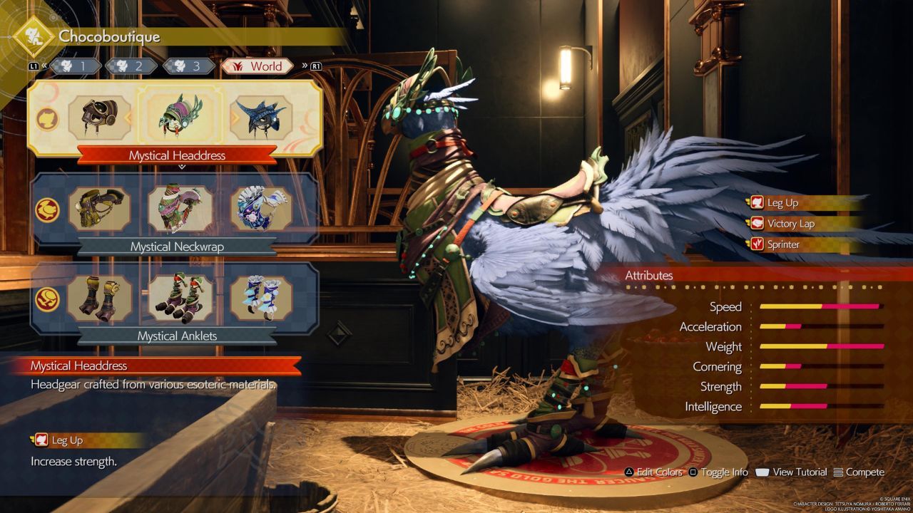 Selena se vistió con Mystical Gear ambientada en Chocoboutique en Final Fantasy 7 Rebirth.