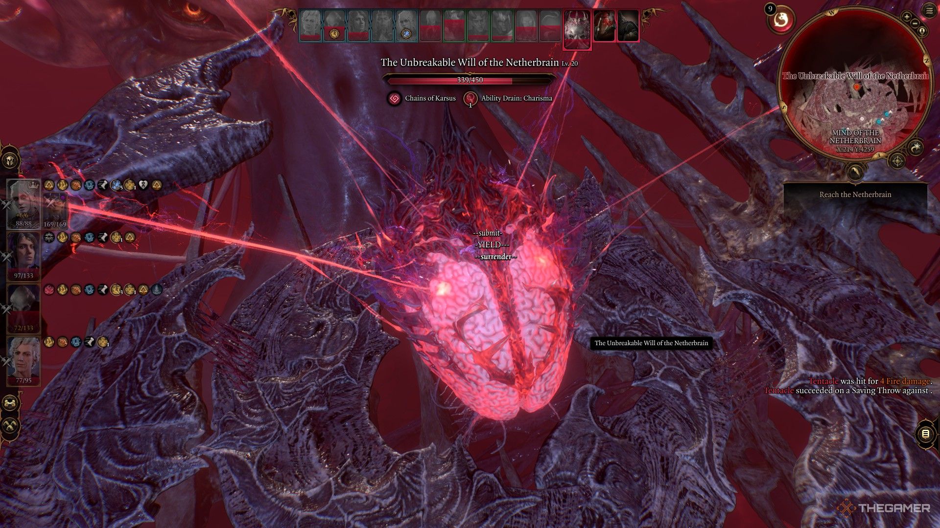 Karlach ingresa al dominio final del Netherbrain en la batalla final de Baldur's Gate 3.