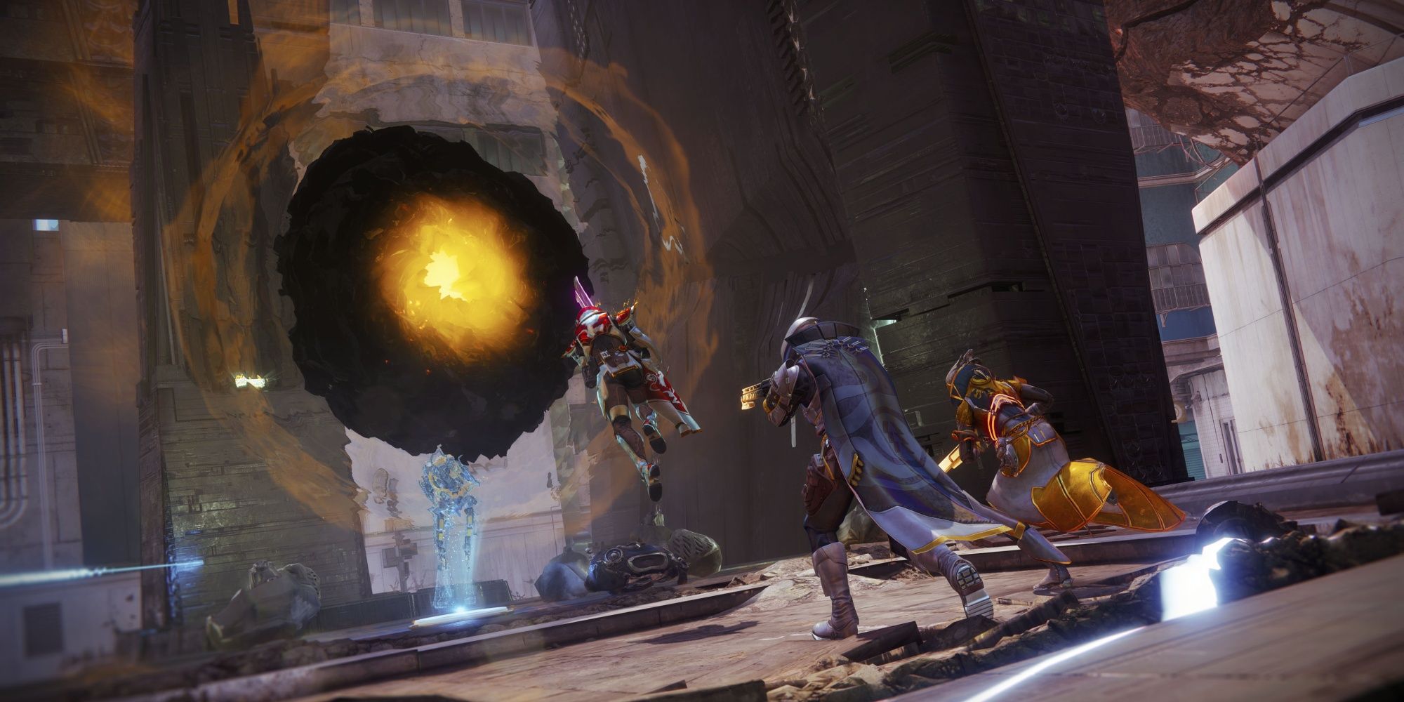Portal redondo piramidal de Destiny 2 Onslaught