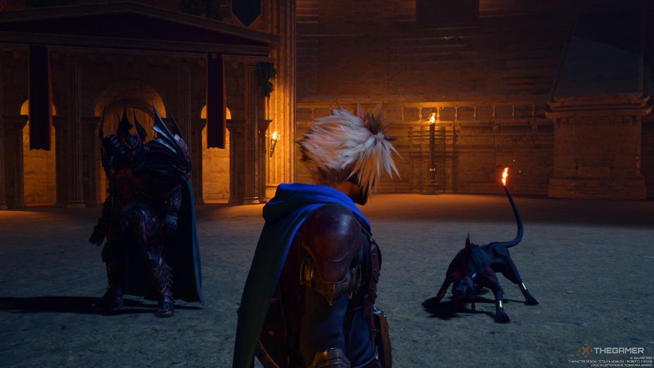 Elegir entre Varvados y Garm para luchar primero en Final Fantasy 7 Rebirth.