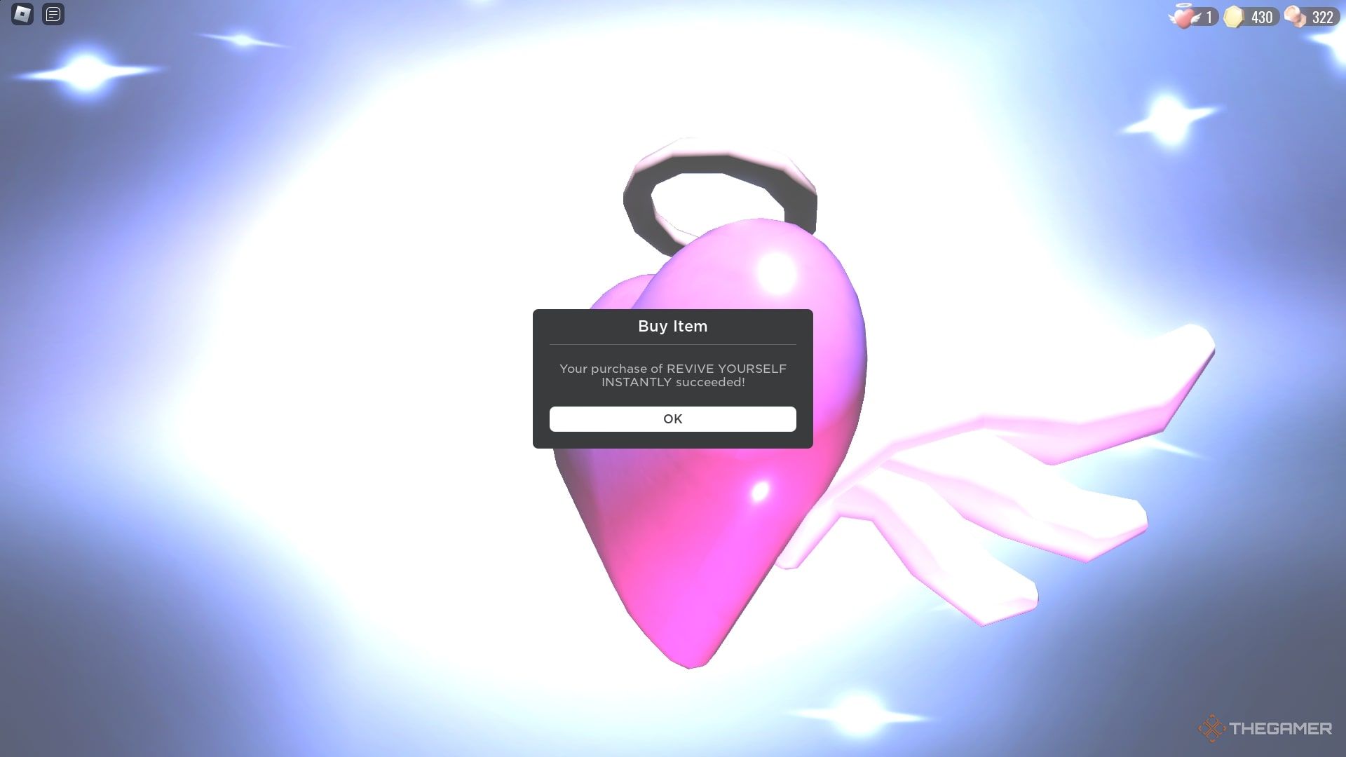 La pantalla después de comprar revive instantáneamente en Roblox Doors.