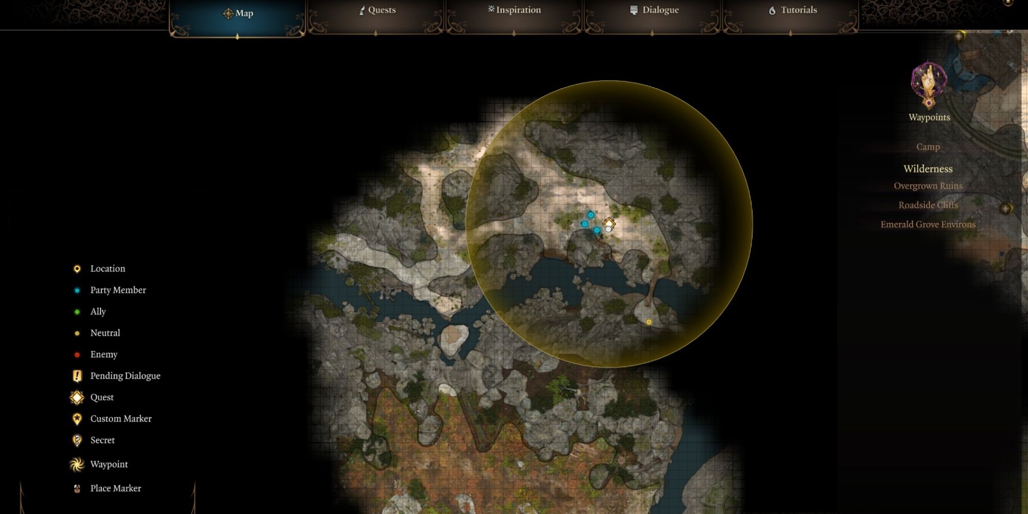 La ubicación de Karlach en el mapa mundial