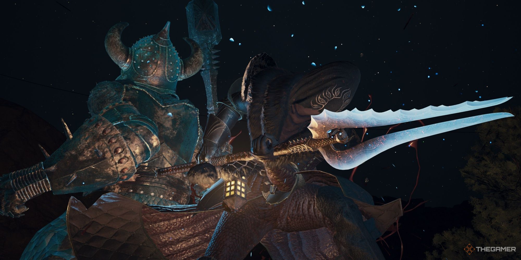 Dragon's Dogma 2 Warfarer usando el remate en Goblin