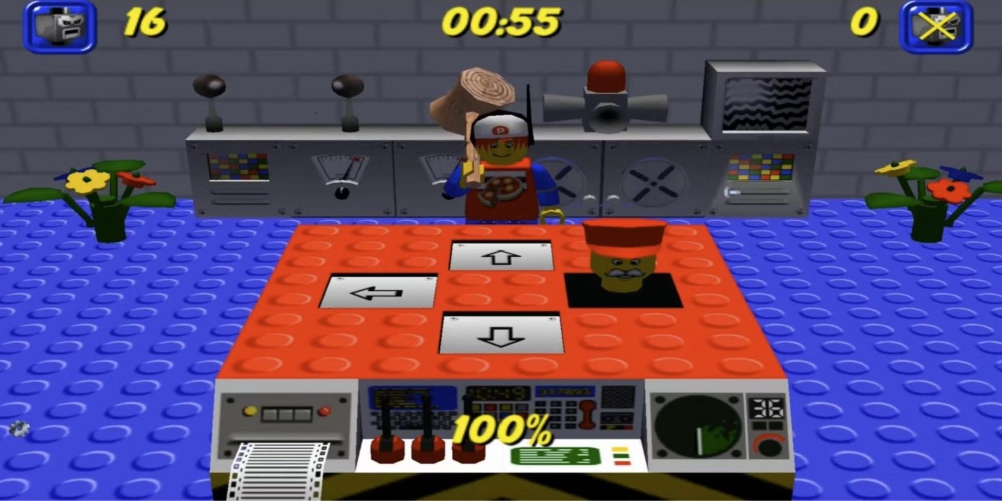 Lego Island 2 Pepper en un minijuego 