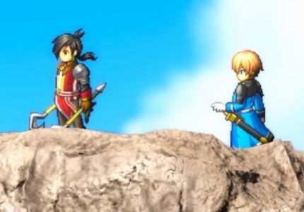 Crónica de Eiyuden Cien héroes, Nowa y Seign parados en un acantilado Thumb