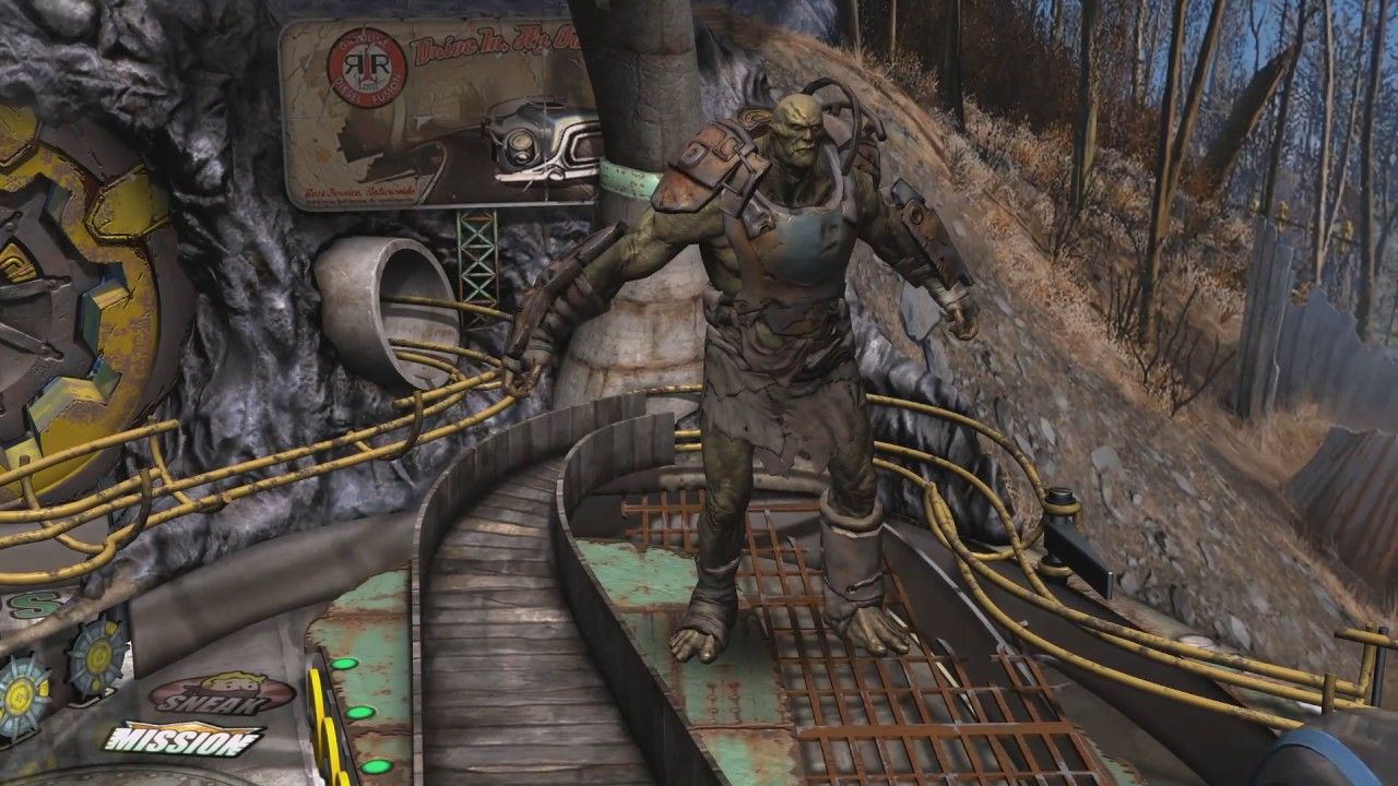 Captura de pantalla del tráiler de lanzamiento de Fallout Pinball