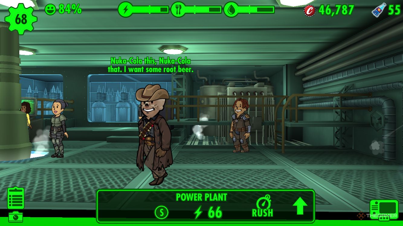 Habitante Ghoul de Fallout Shelter