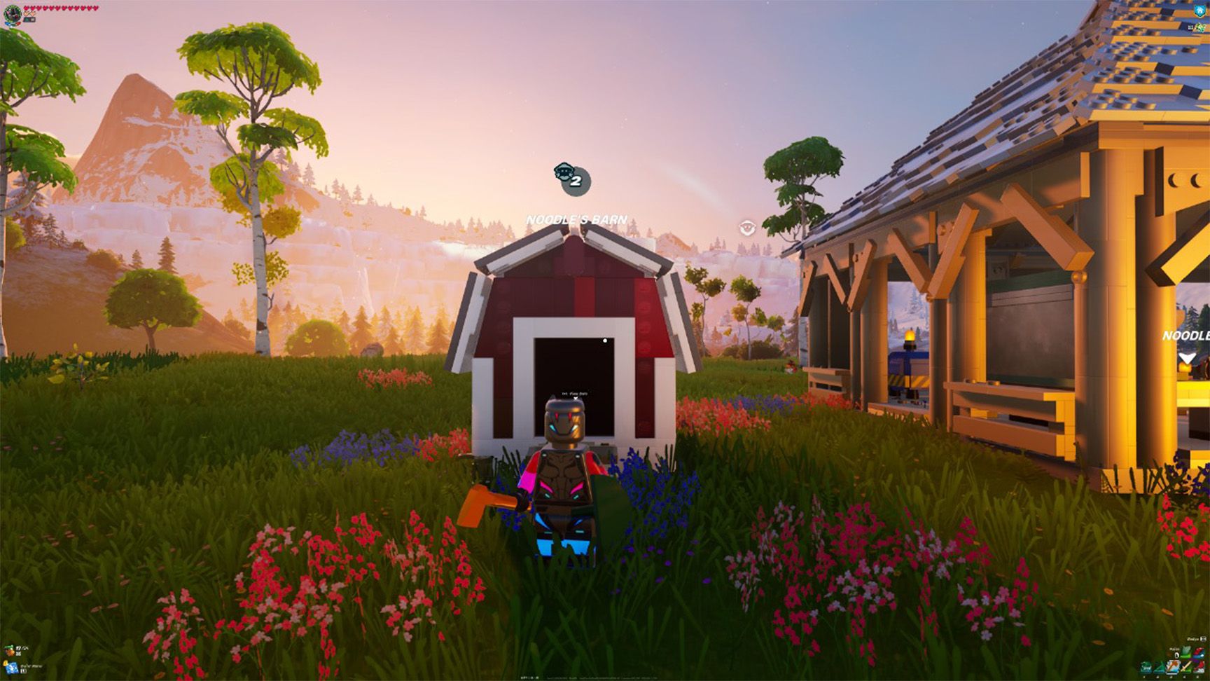 Una casa de animales en Lego Fortnite