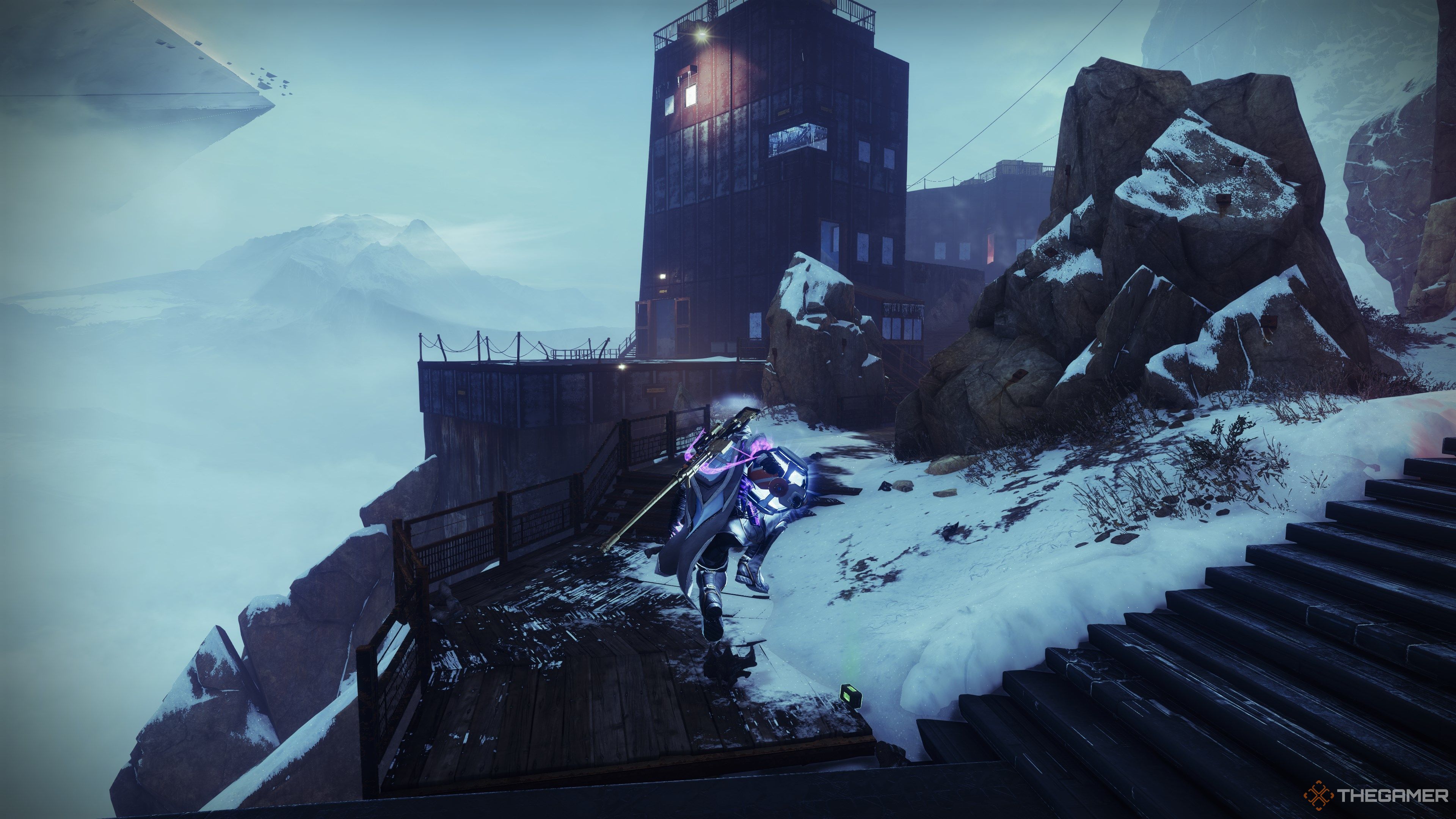 Jugador de Destiny 2 con batería ADU