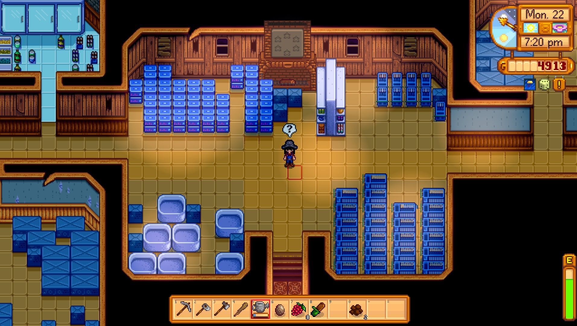 centro comunitario con el equipo joja ruta joja stardew Valley