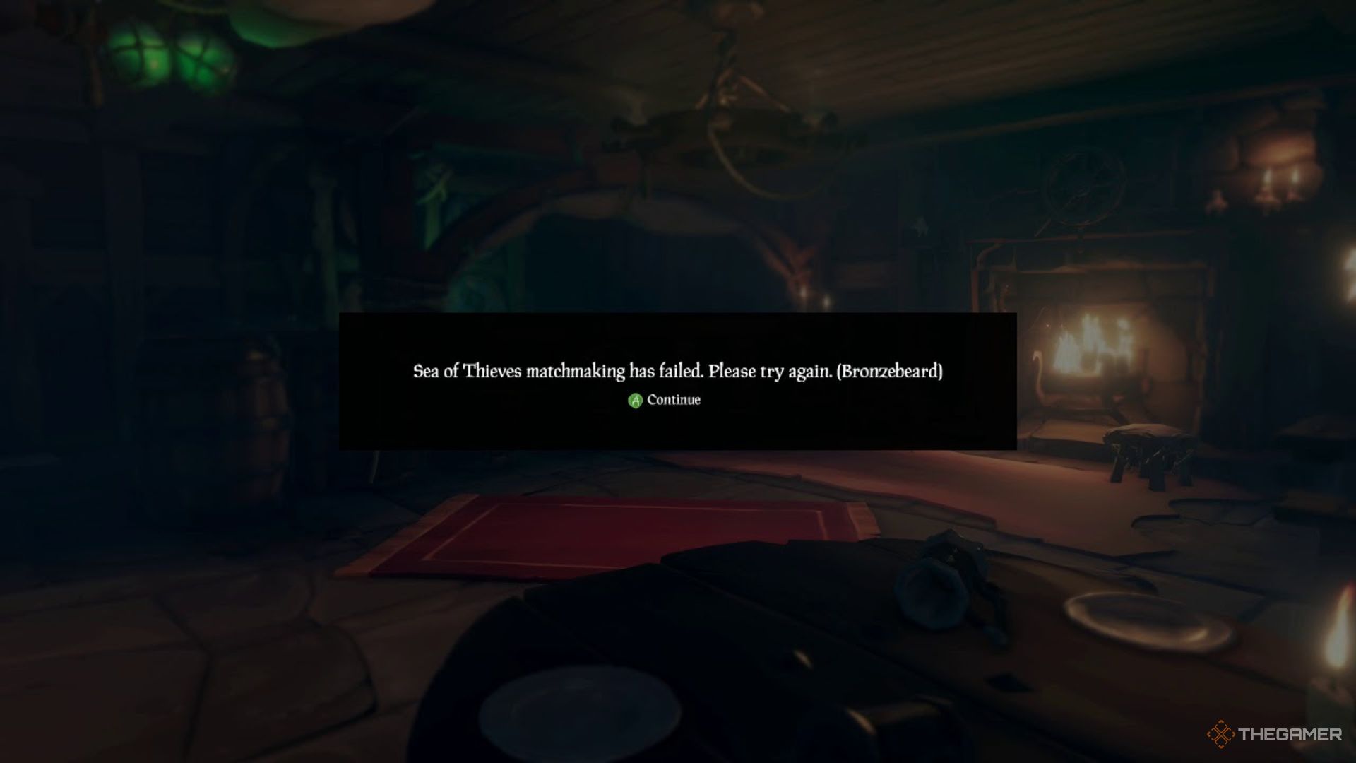 Error de barba de Sea of ​​​​Thieves