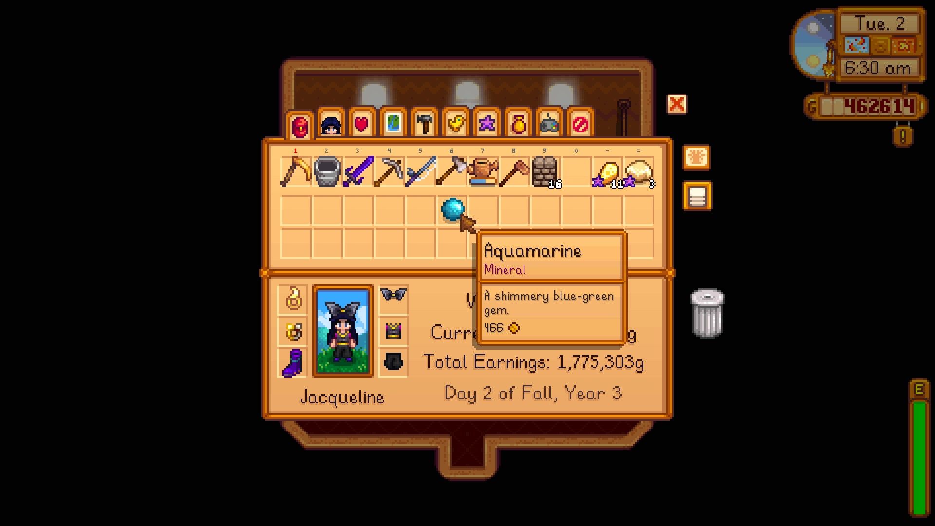 aguamarina del valle stardew