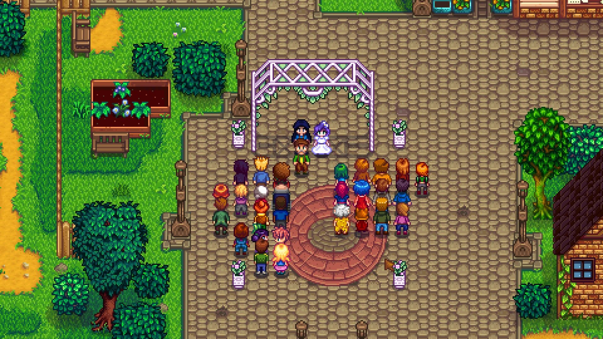 Boda de Stardew Valley con Abigail