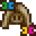 Una imagen de Stardew Valley de la Bendición de la Mariposa, que genera aleatoriamente una Mariposa Prismática que te da dinero. 