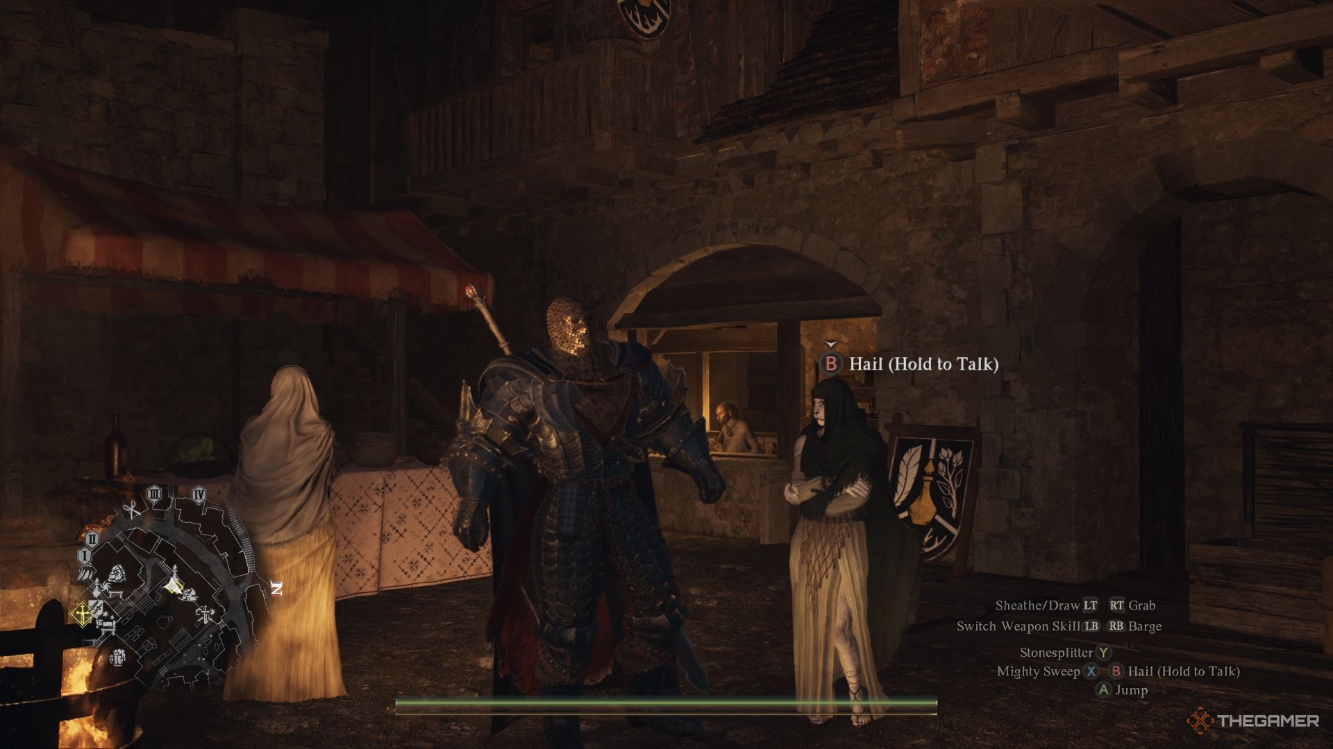 El Resucitado junto a la emperatriz Nadinia en Dragon's Dogma 2