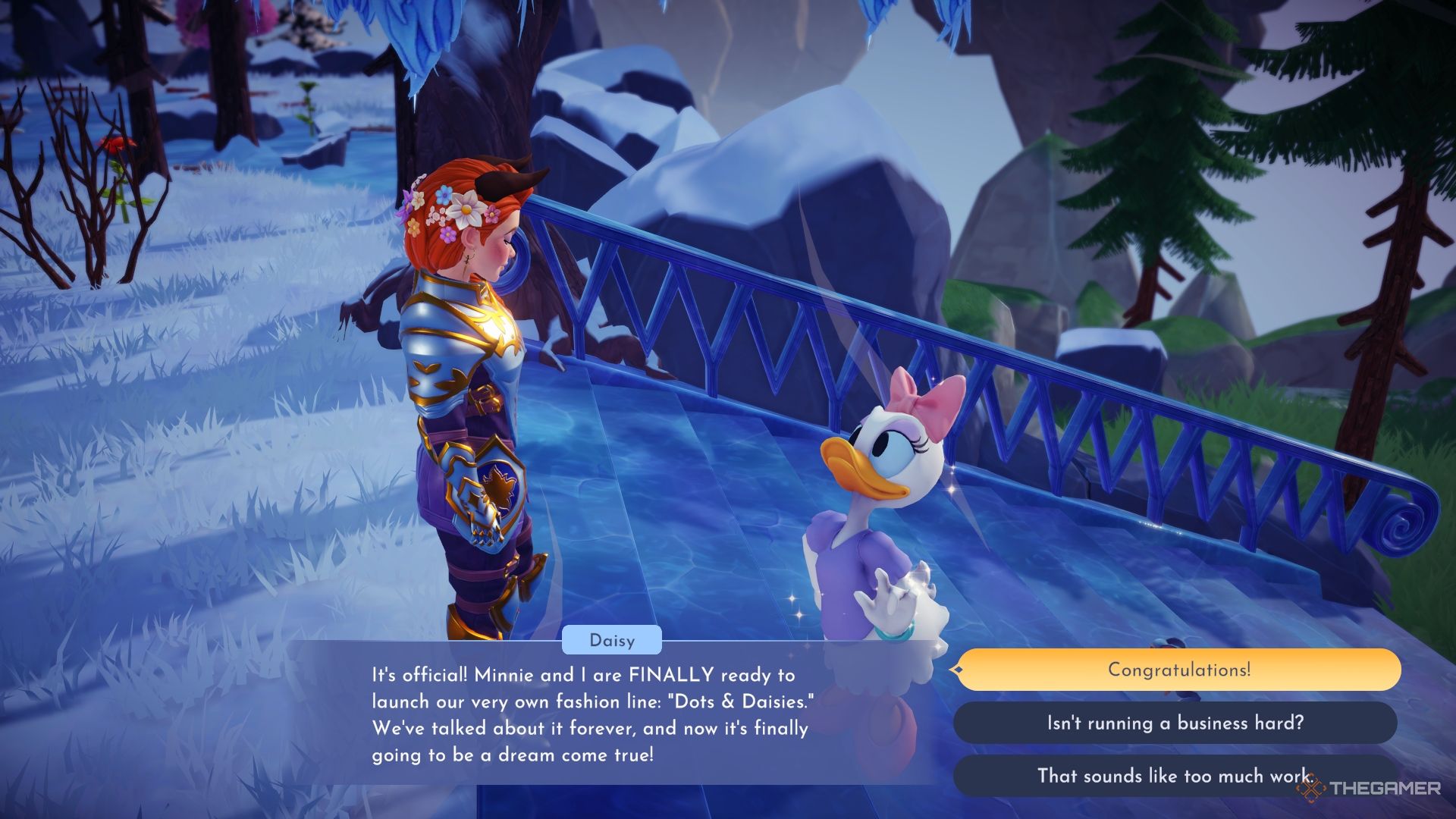 Disney Dreamlight Valley Daisy te cuenta su plan de negocios