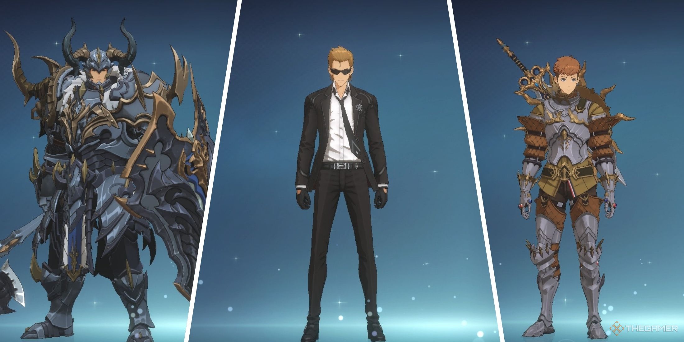 Los cazadores de nivel B en Solo Leveling: Arise con Kim Chul, Woo Jinchul y Yoo Jinho.