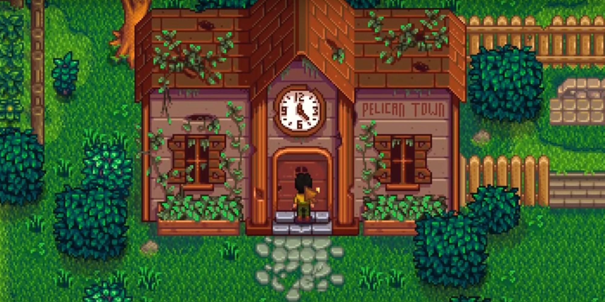 Centro comunitario de Stardew Valley durante el verano