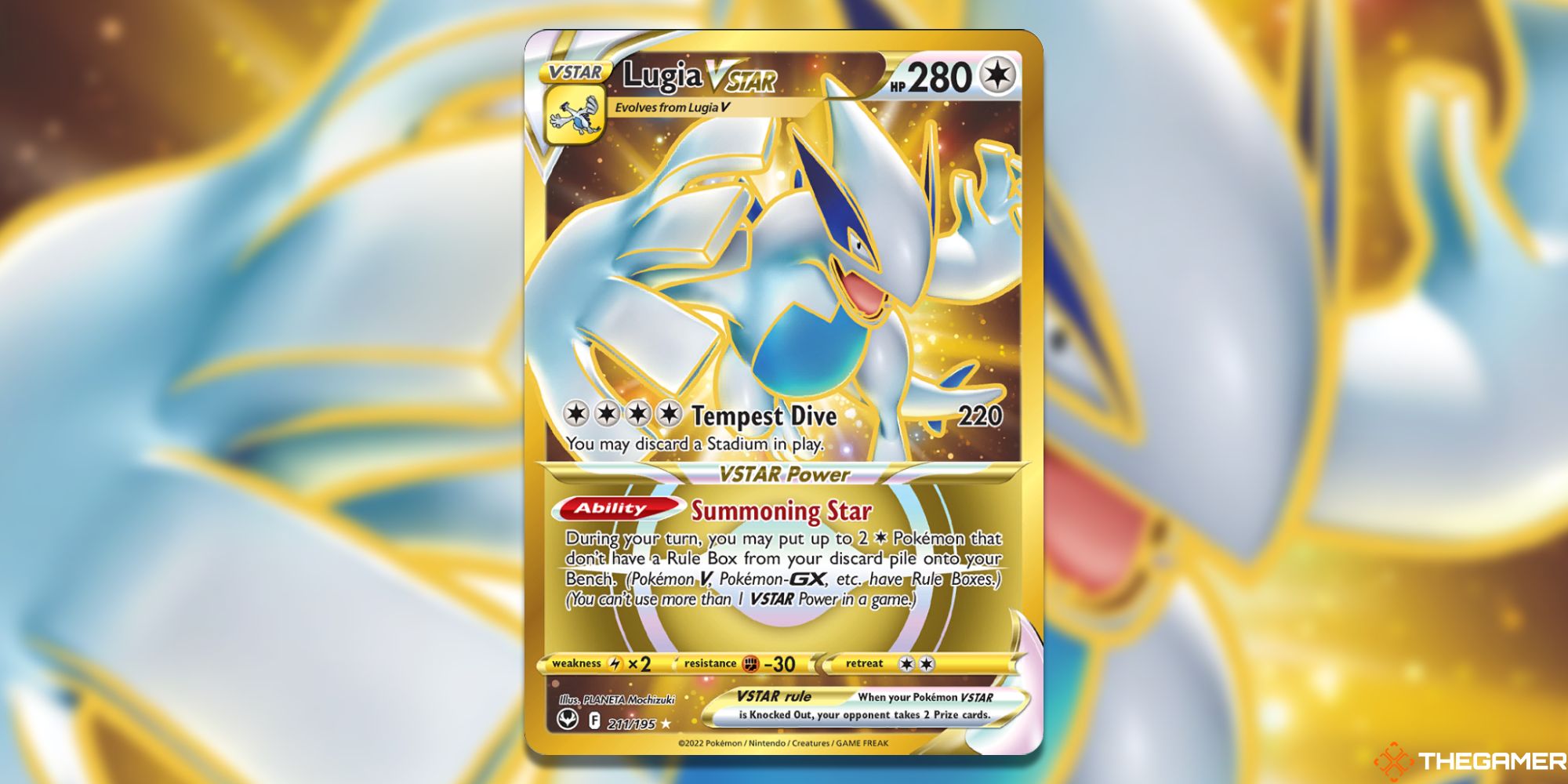 Tarjeta VSTAR de Lugia de JCC Pokémon
