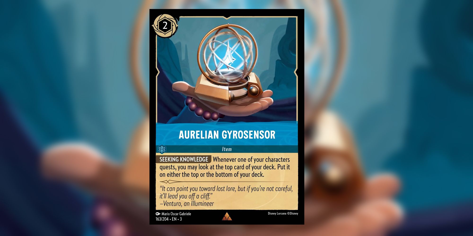 Articulo Disney Lorcana Girosensor Aureliano