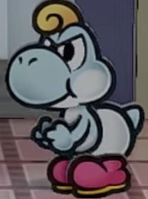 Paper-Mario-La-puerta-de-los-mil-años-Yoshi-blanco