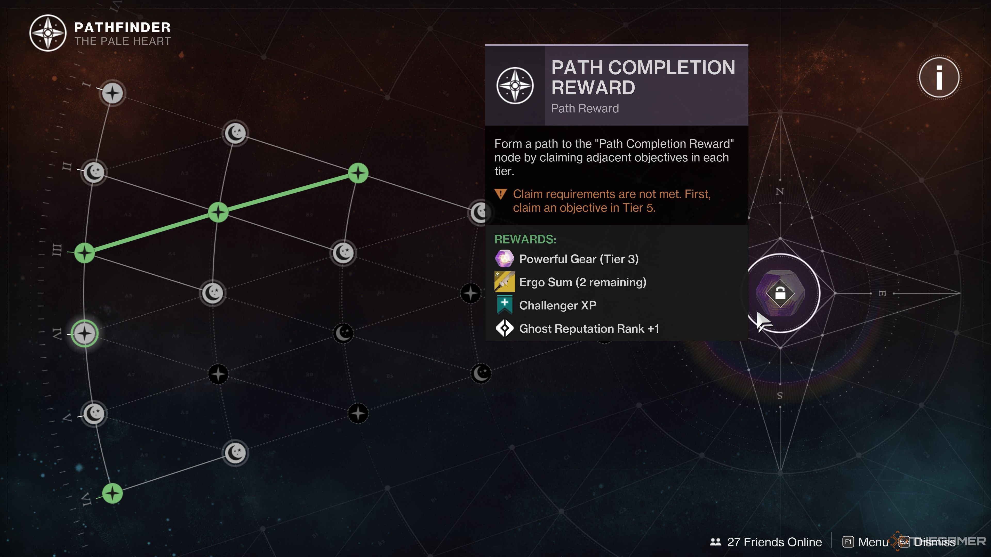 Recompensa de Pathfinder de Destiny 2