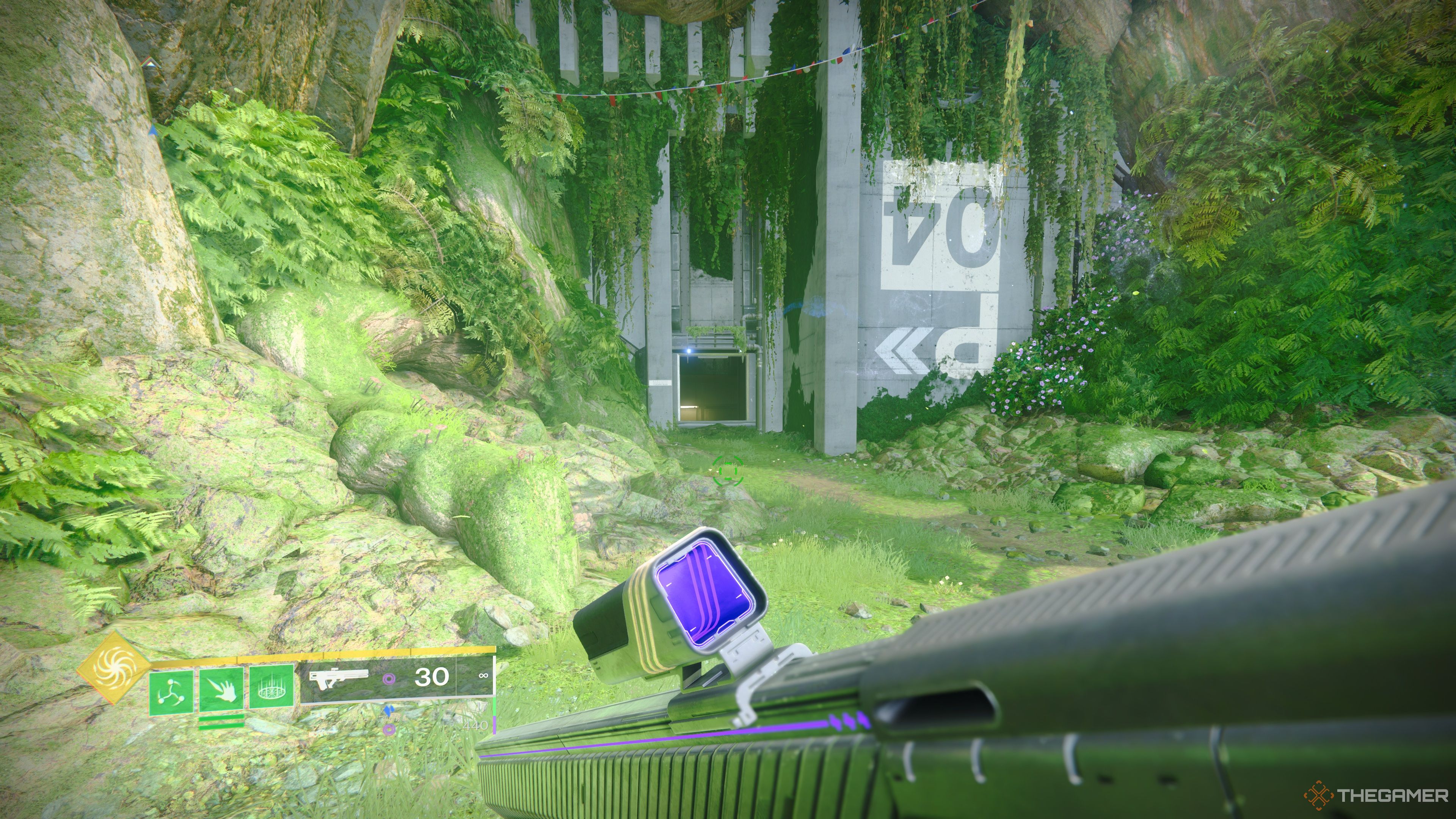 Siguiendo al Pájaro 1 hasta una puerta en Destiny 2: The Final Shape.