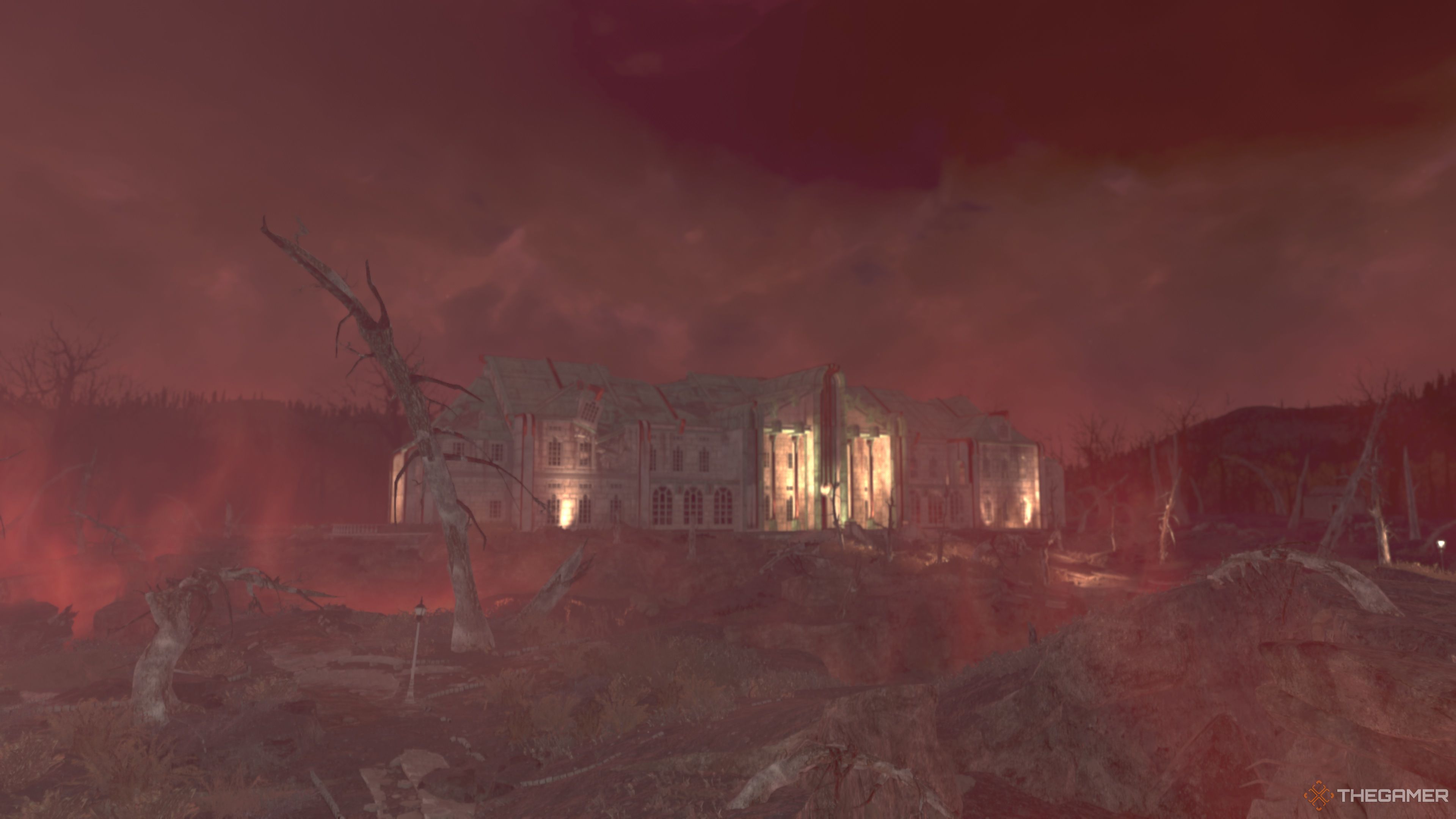 Dark Hollow Manor en Skyline Valley en Fallout 76.