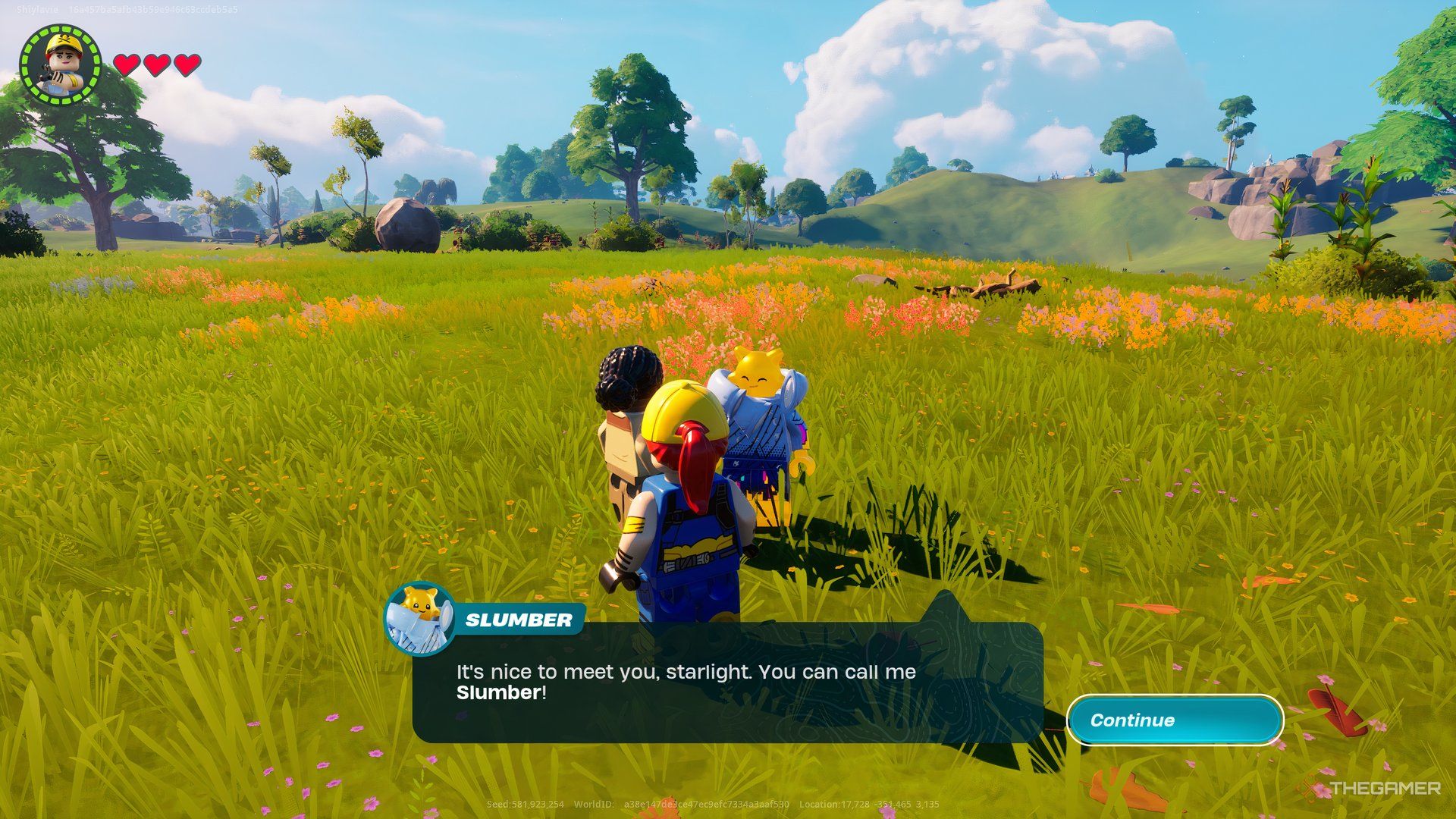 Lego Fortnite hablando con Slumber
