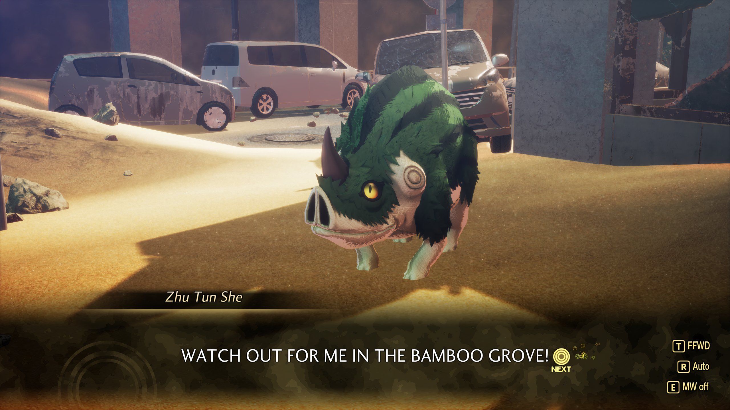 Zhu Tun She en Demon Haunt en Shin Megami Tensei 5: Vengeance