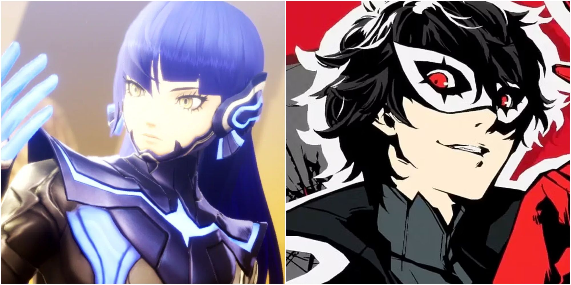 Persona 5 Joker y SMT 5 Nahobino