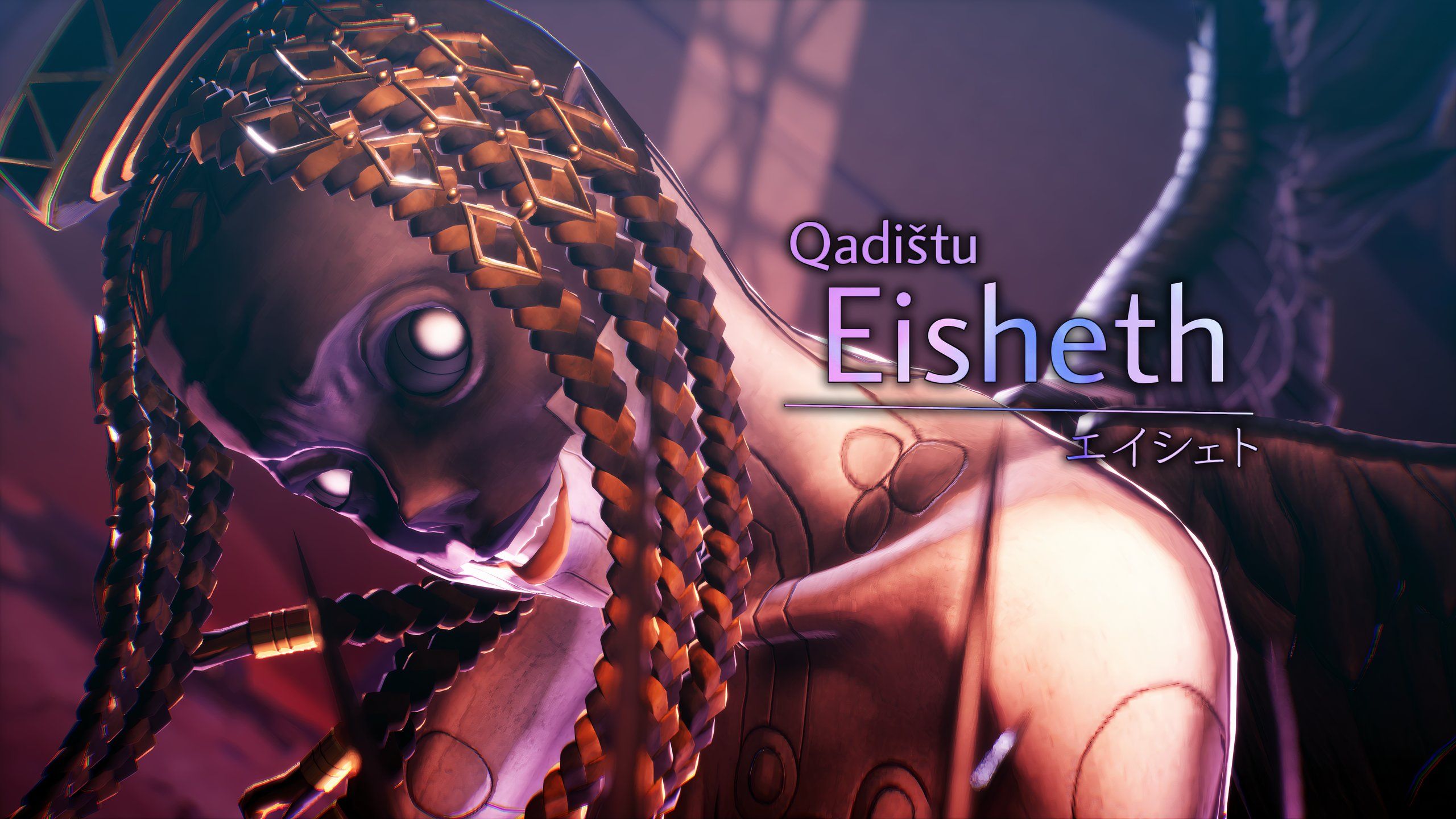 Eisheth, un demonio Qadistu, a punto de luchar contra el grupo en Shin Megami Tensei 5: Vengeance