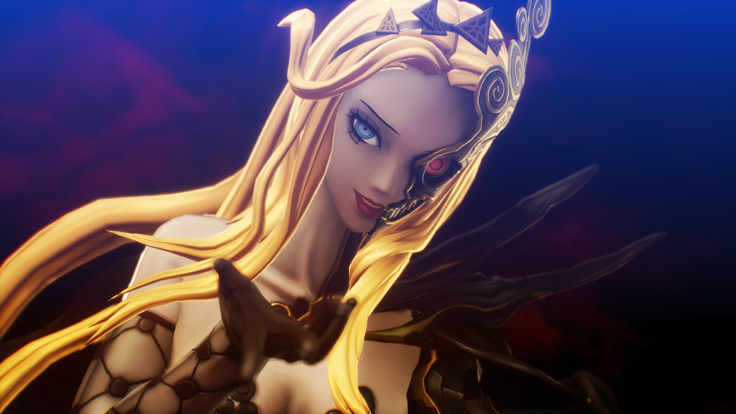 Naamah justo antes de la pelea con su jefe en Shin Megami Tensei 5: Vengeance