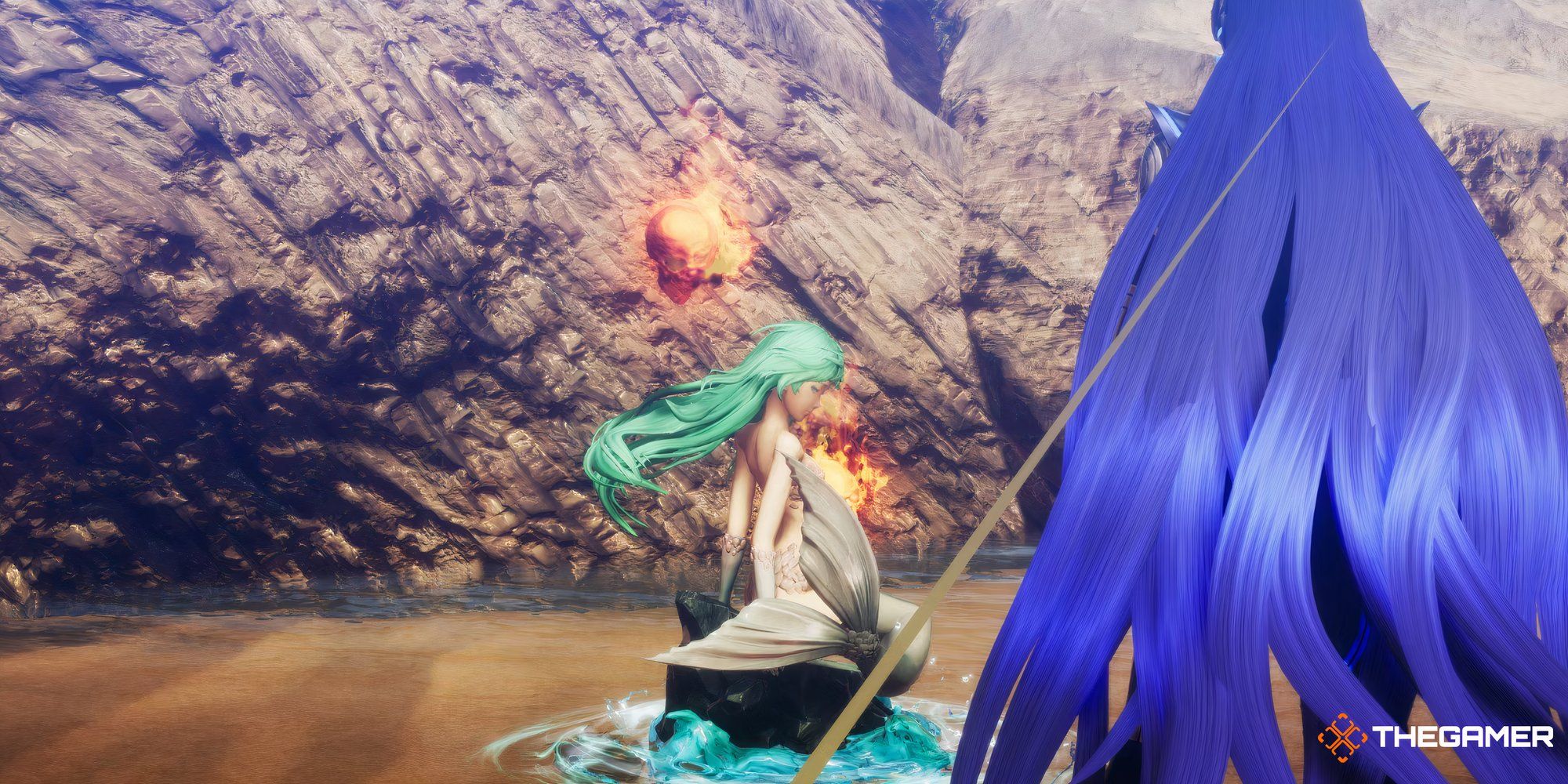 Sirena habla con Nahobino en Shin Megami Tnesie 5_ Vengeance