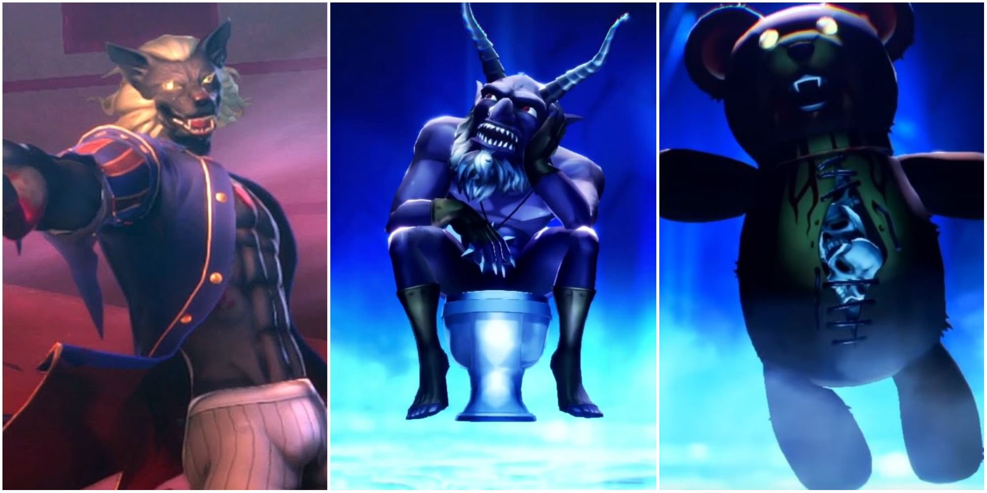 Loup Garou, Belphegor y Bugs de Shin Megami Tensei