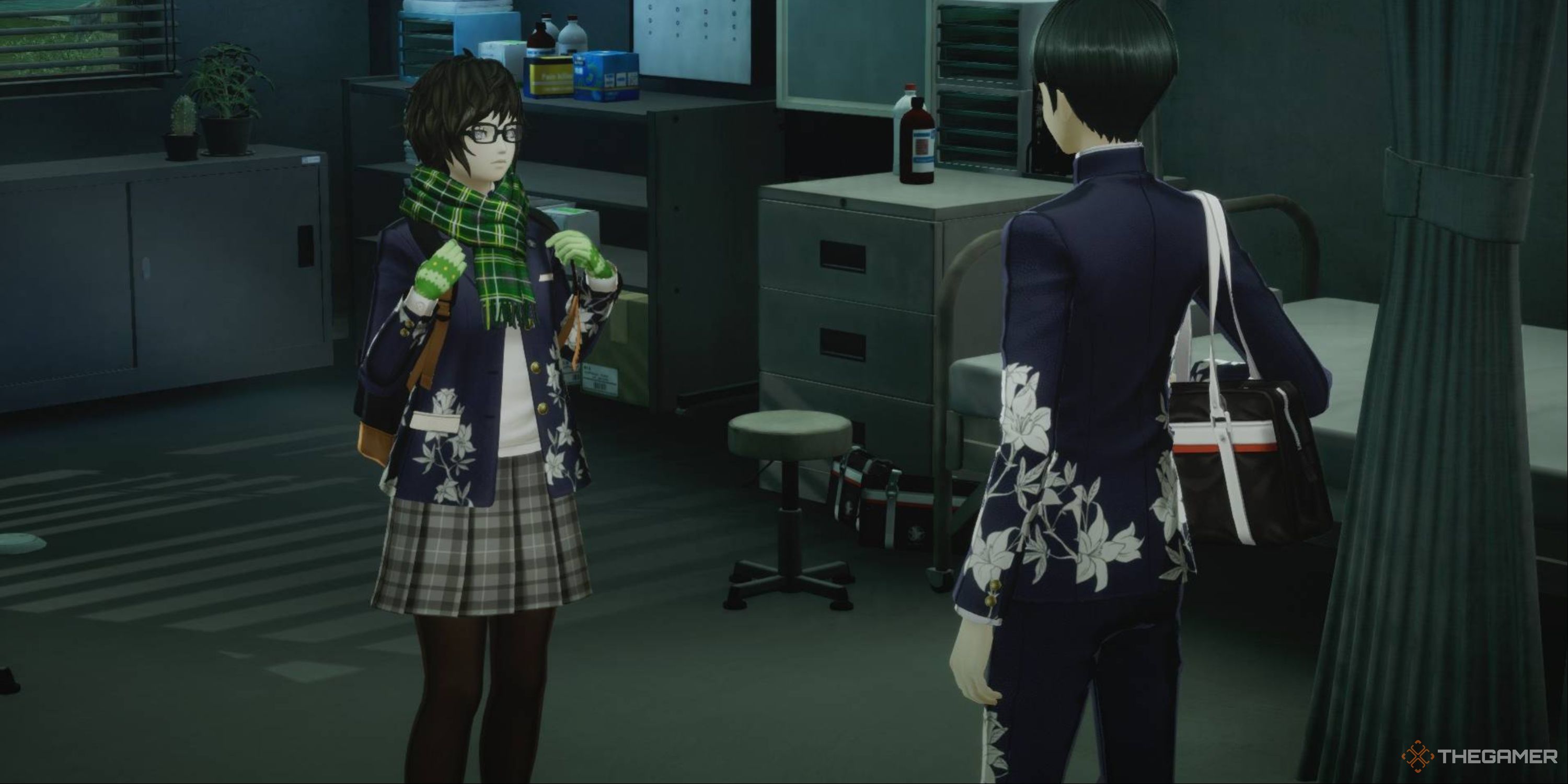 El protagonista hablando con Miyazu en Shin Megami Tensei 5 Vengeance