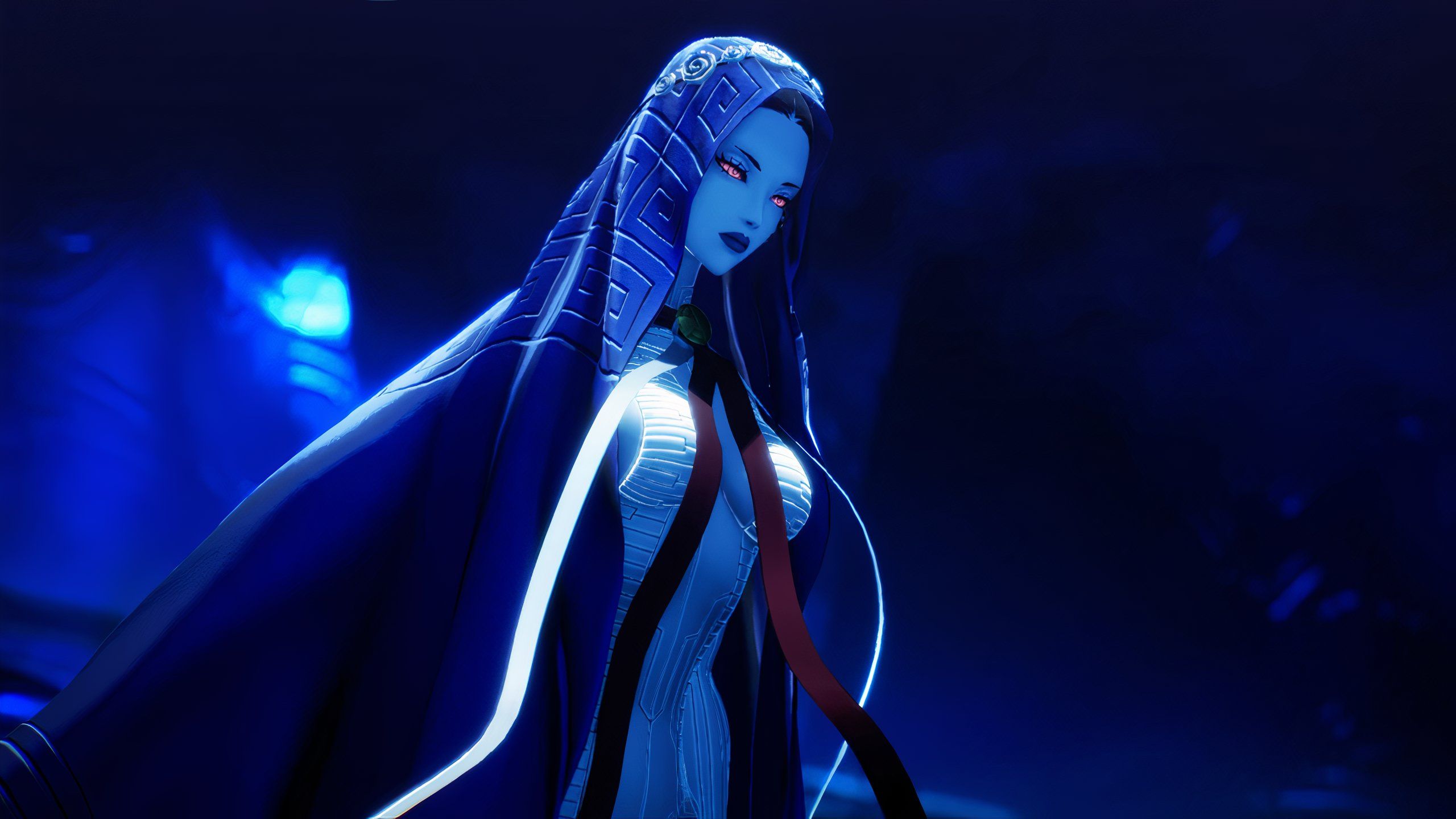 Sophia saluda al Nahobino en el Mundo de las Sombras en Shin Megami Tensei 5: Vengeance