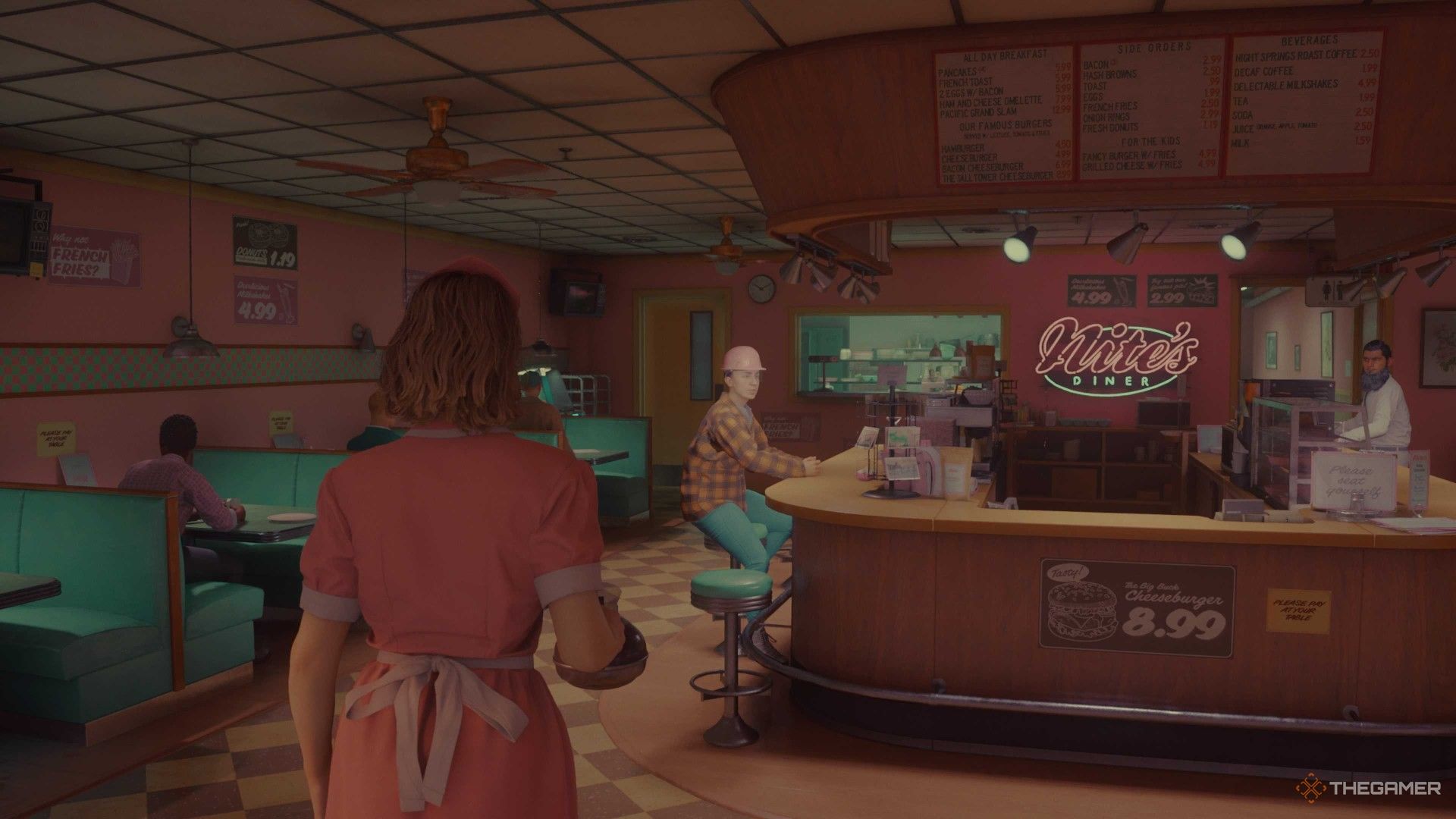 El restaurante de Alan Wake 2 Night Springs Fan número uno