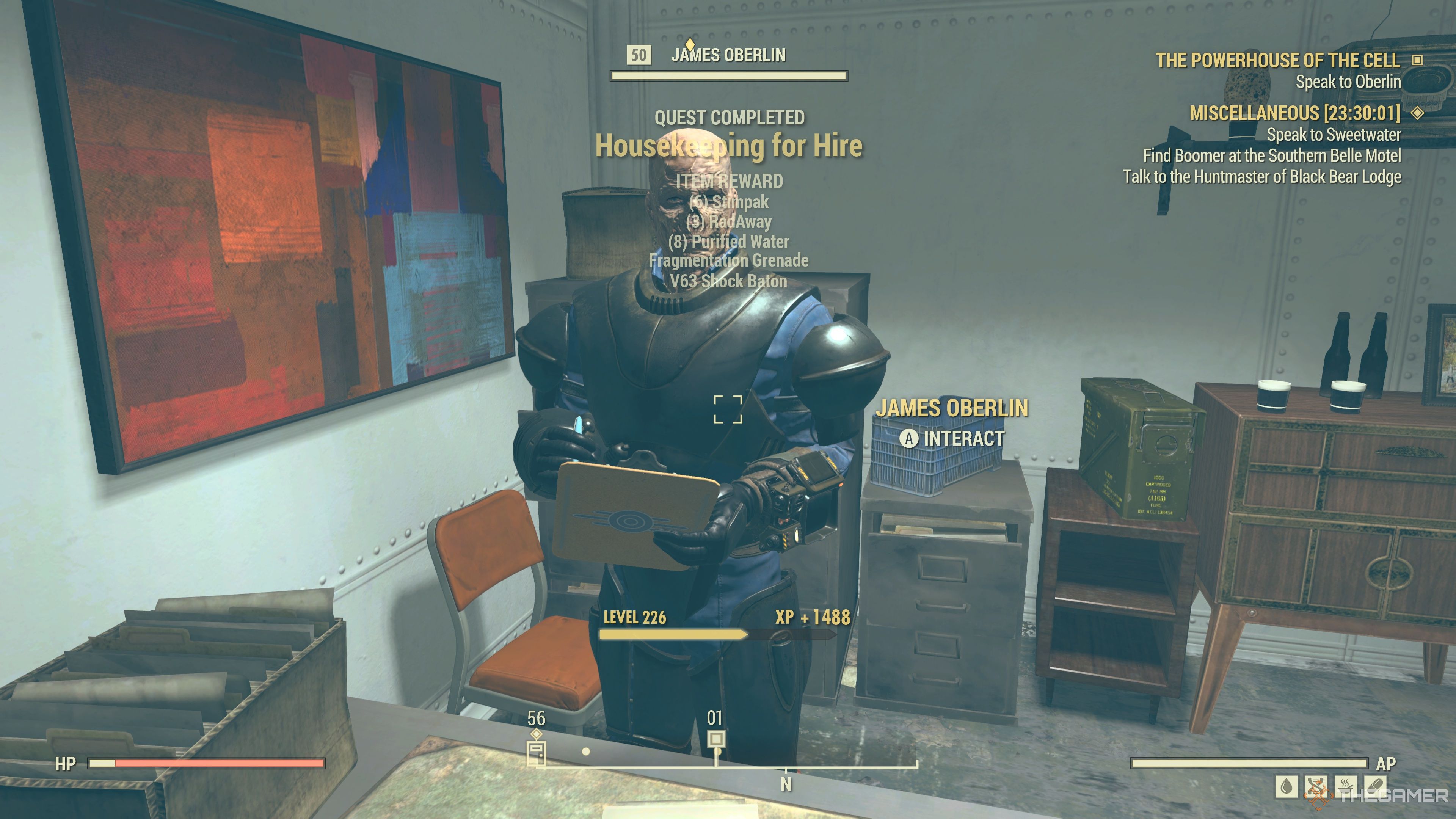 Las recompensas de limpieza a sueldo en Fallout 76.