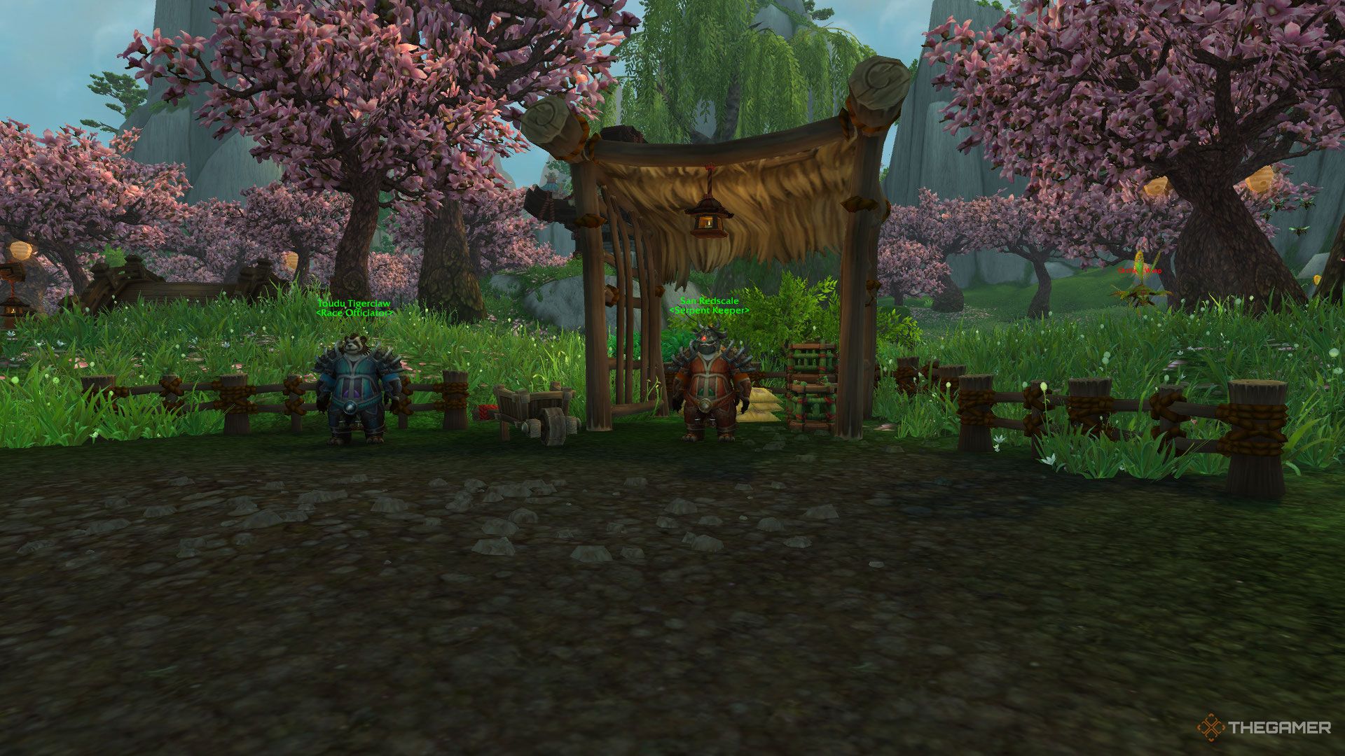San Redscale en el Arboretum in the Mists of Pandaria Remix en World of Warcraft.