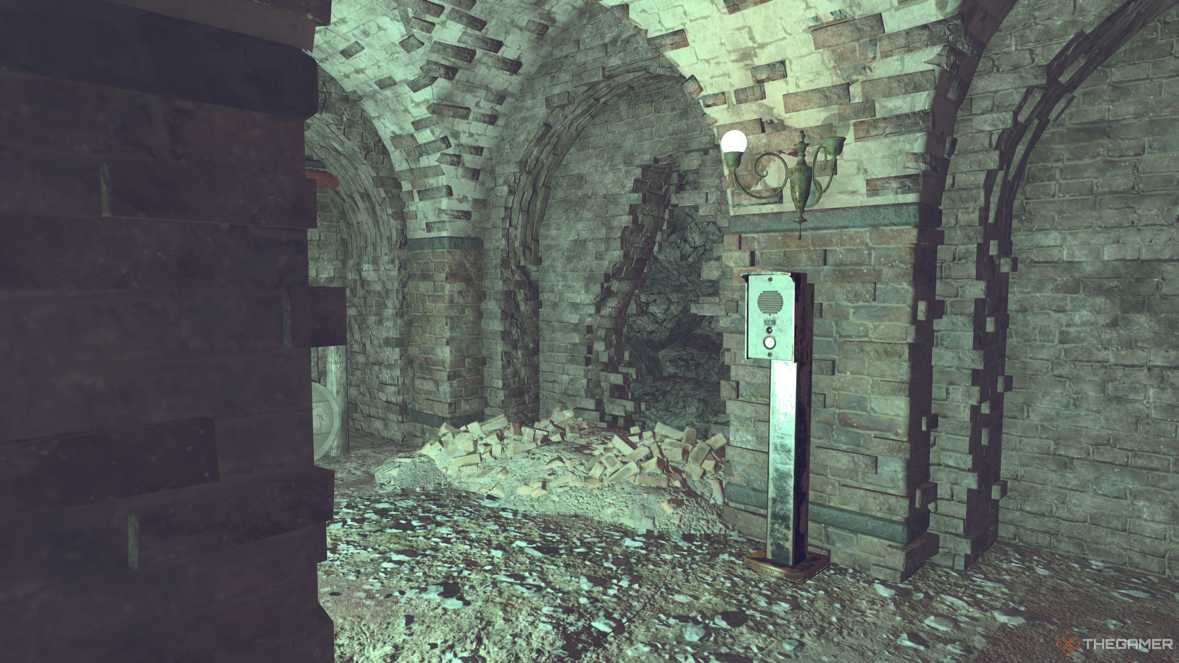 El intercomunicador en Dark Hallow Manor en Fallout 76.