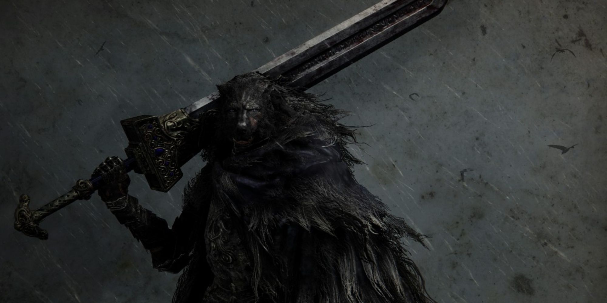Arte de la pantalla de carga de Elden Ring blaidd