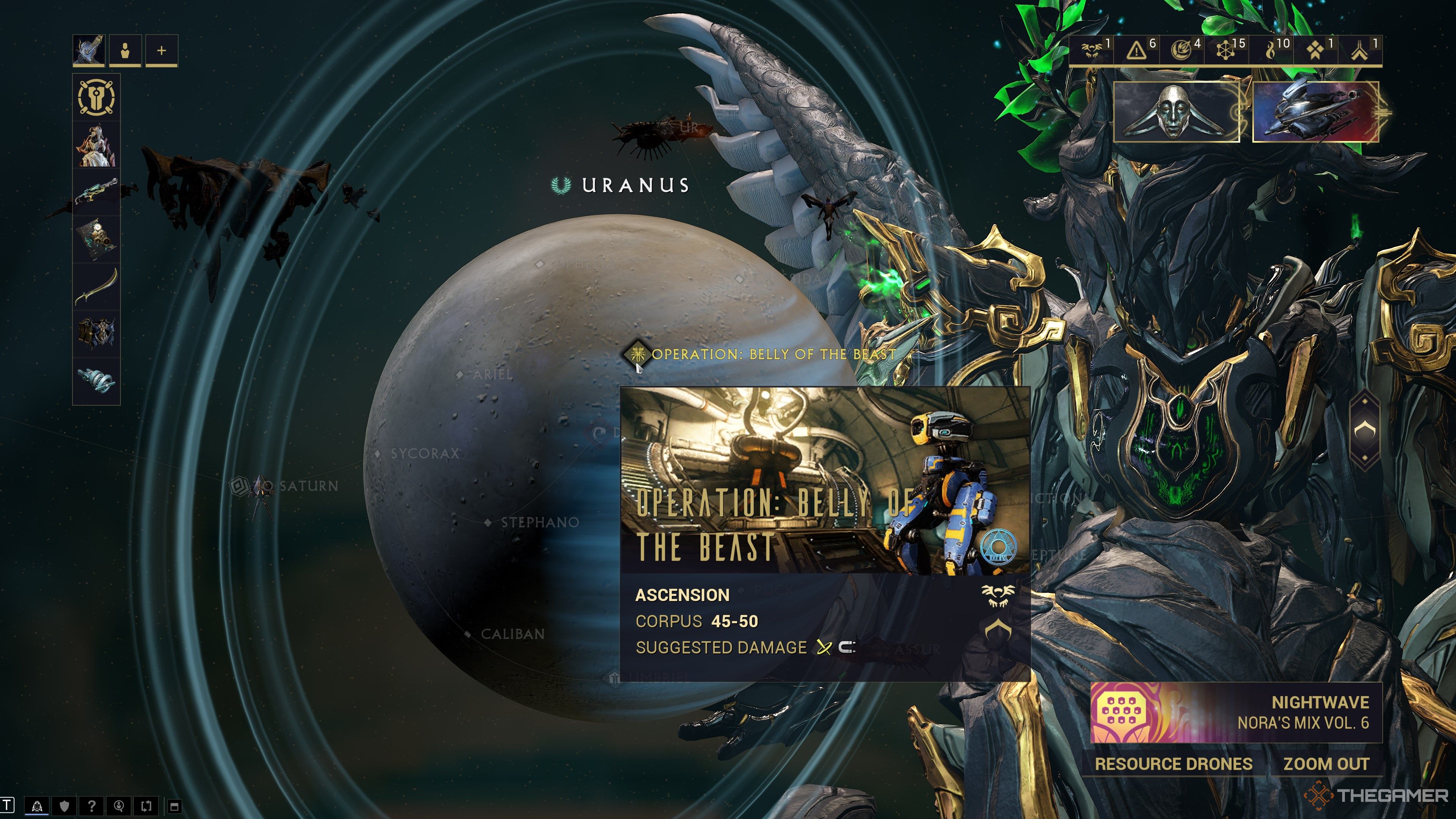 Nodo Warframe Brutus Urano