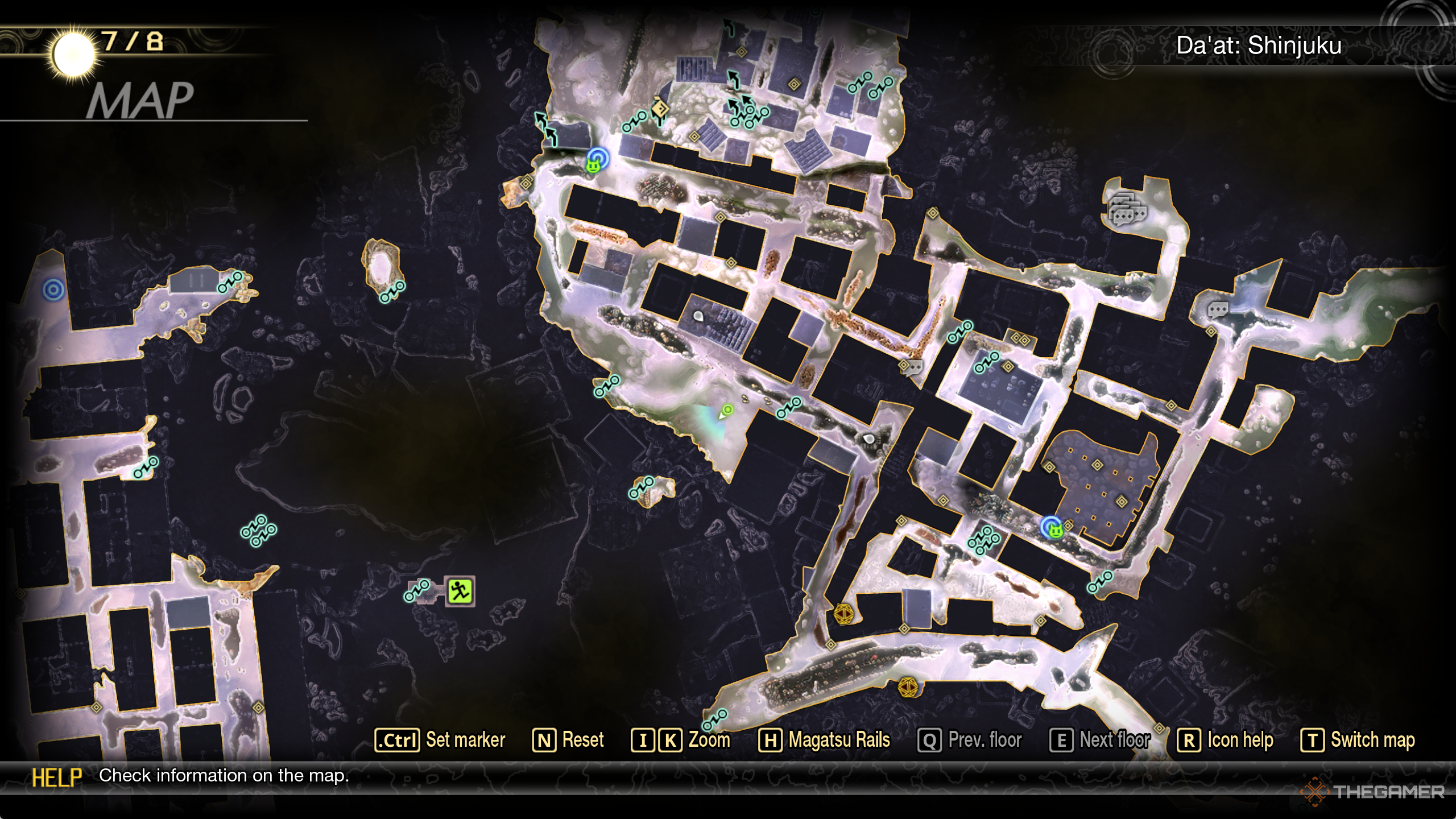 Al norte de la línea ley del tercer bloque de Shinjuku en Shin Megami Tensei 5: Vengeance